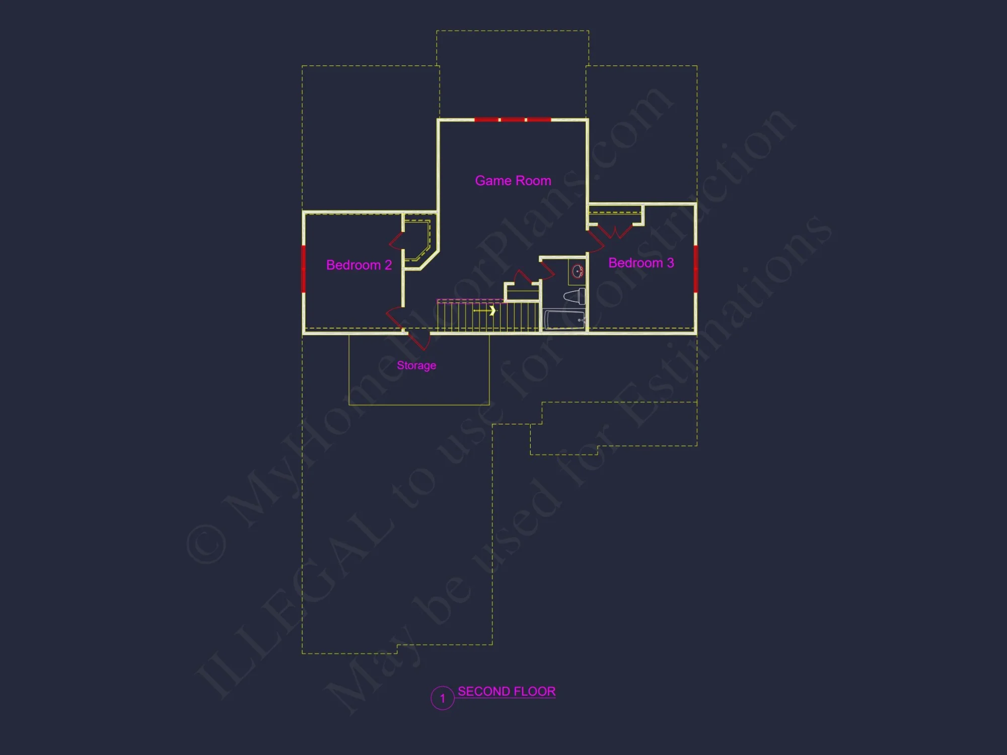Modern Craftsman house Plan with CAD Designs and Floor Blueprint