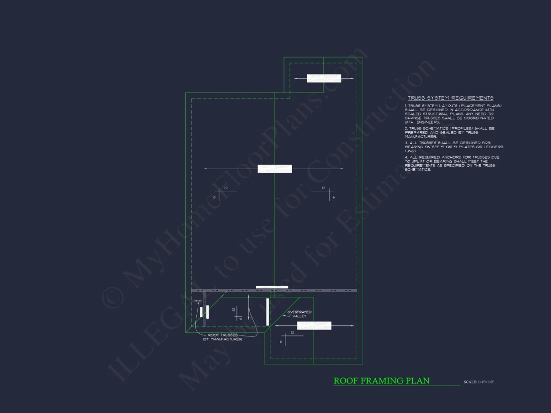 Compact Single-Family house Plan with Blueprint Designs in CAD
