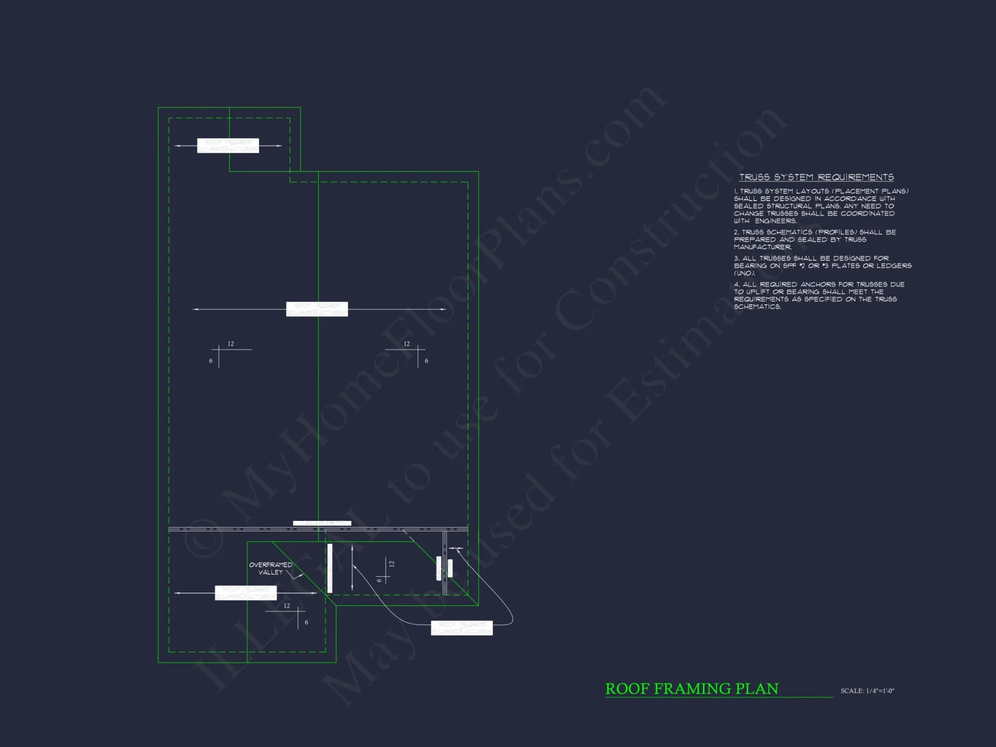 Compact Single-Family house Plan with Blueprint Designs in CAD
