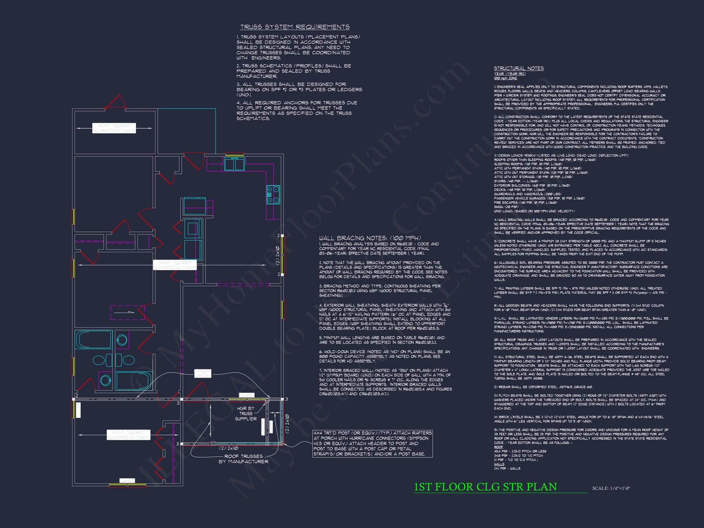 14-1107 HOUSE PLAN - Traditional Ranch Home Plan - 3-Bed, 2-Bath, 1,350 SF 12 Compact Single-Family house Plan with Blueprint Designs in CAD