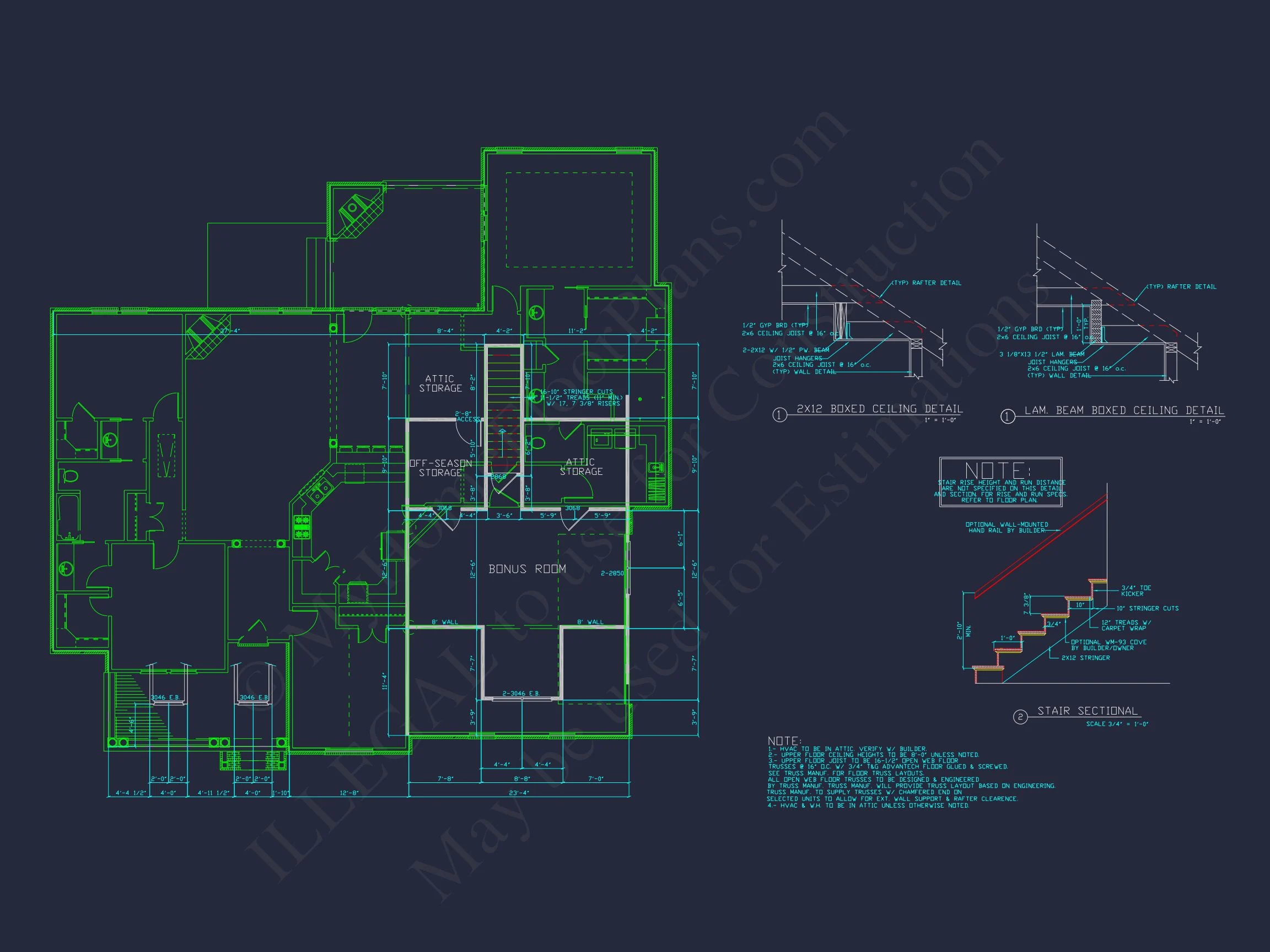 Elegant house Plan with 3 Bedrooms, Bonus Room & Spacious Design