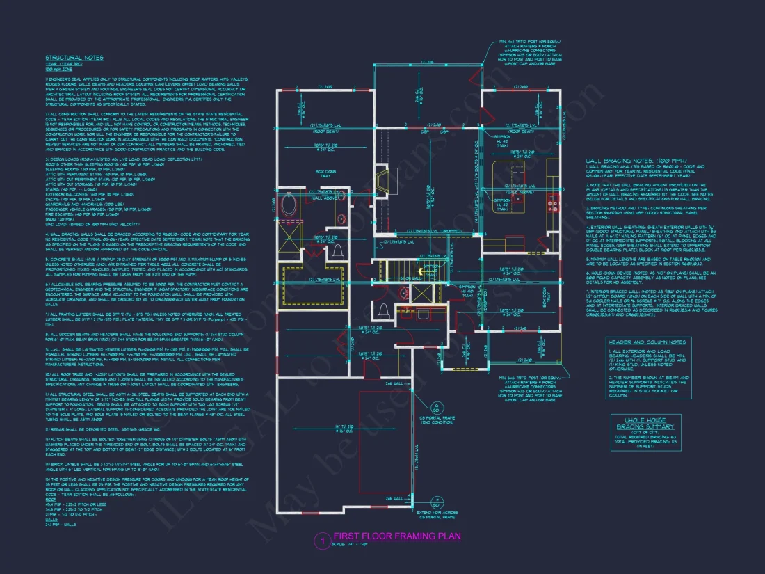 Modern Craftsman house Plan - Floor Plans with CAD Designs