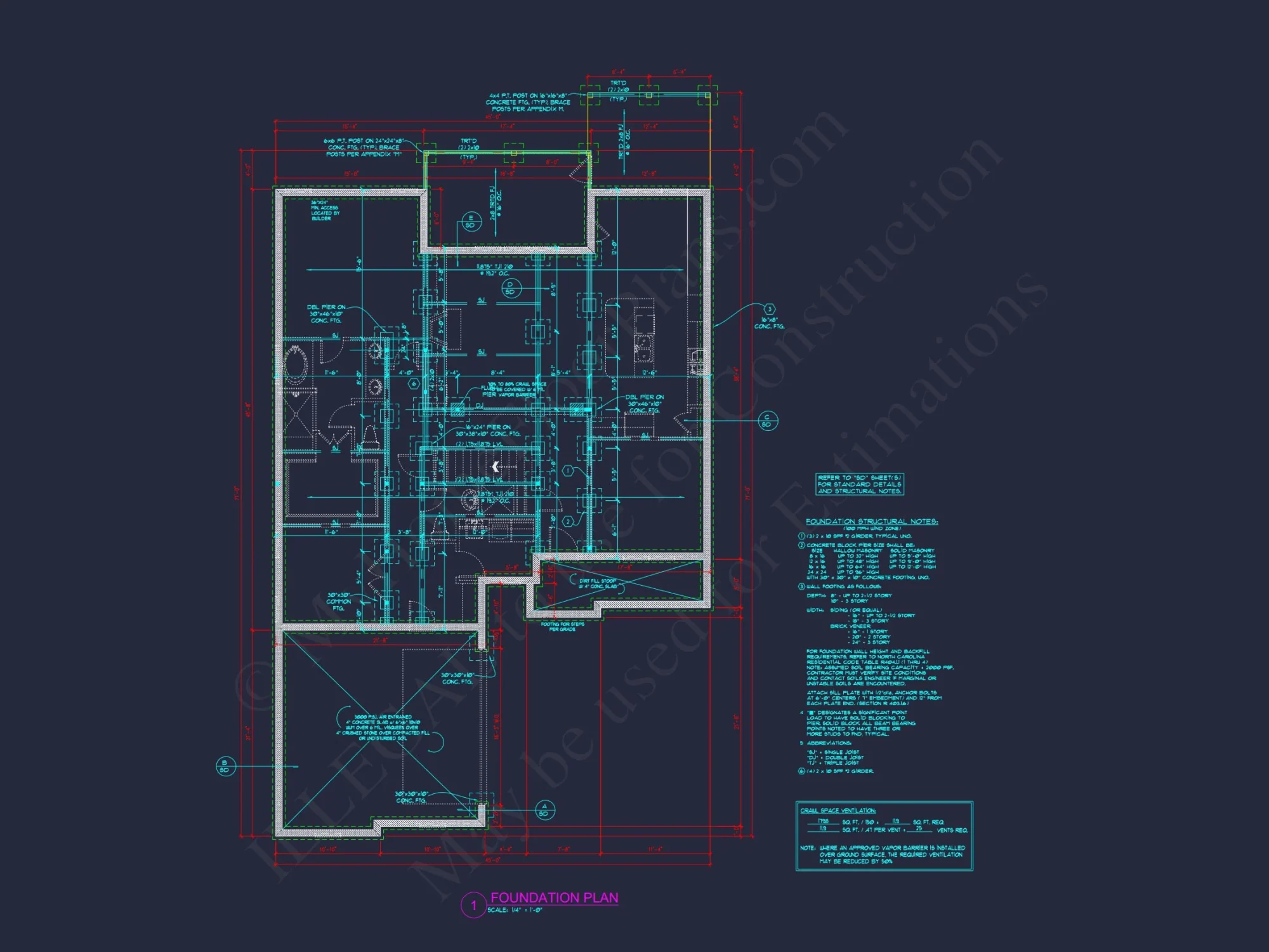 Modern Craftsman house Plan - Floor Plans with CAD Designs