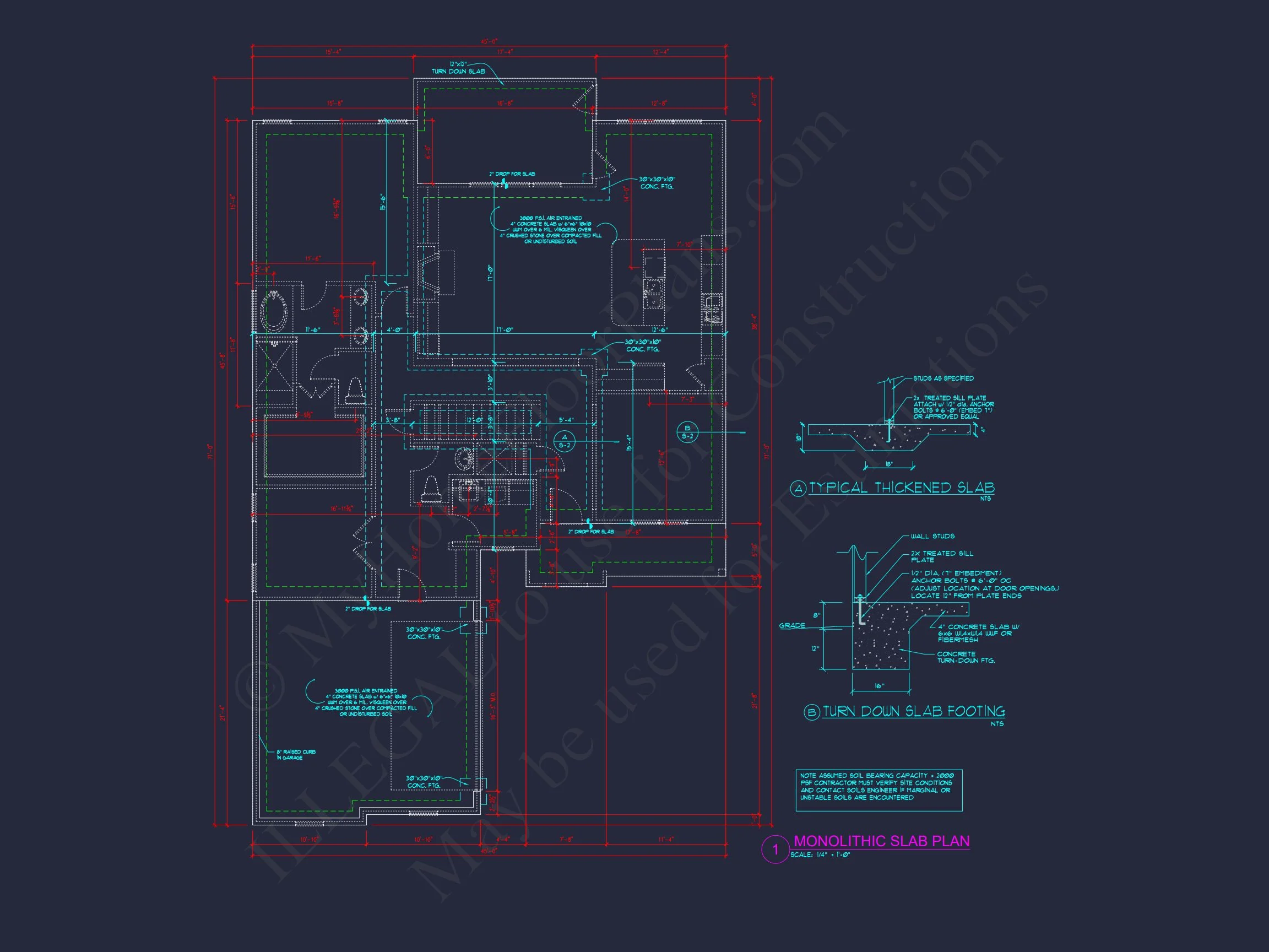 Modern Craftsman house Plan - Floor Plans with CAD Designs