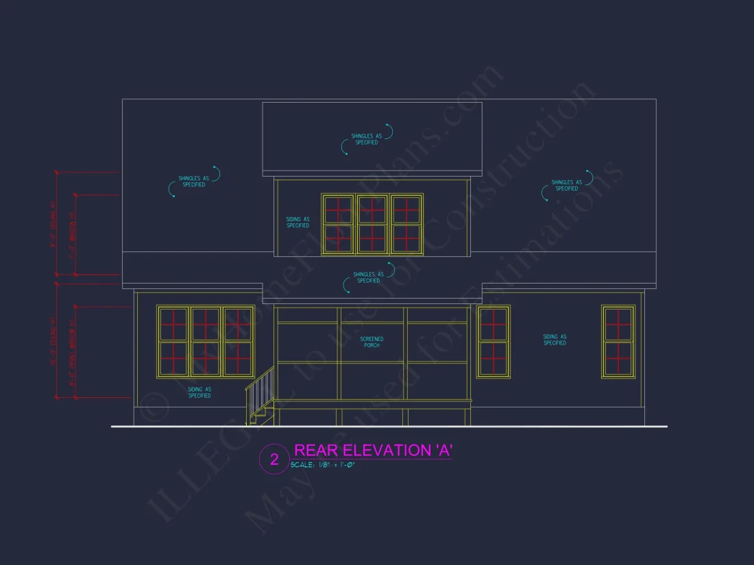 Modern Craftsman house Plan - Floor Plans with CAD Designs