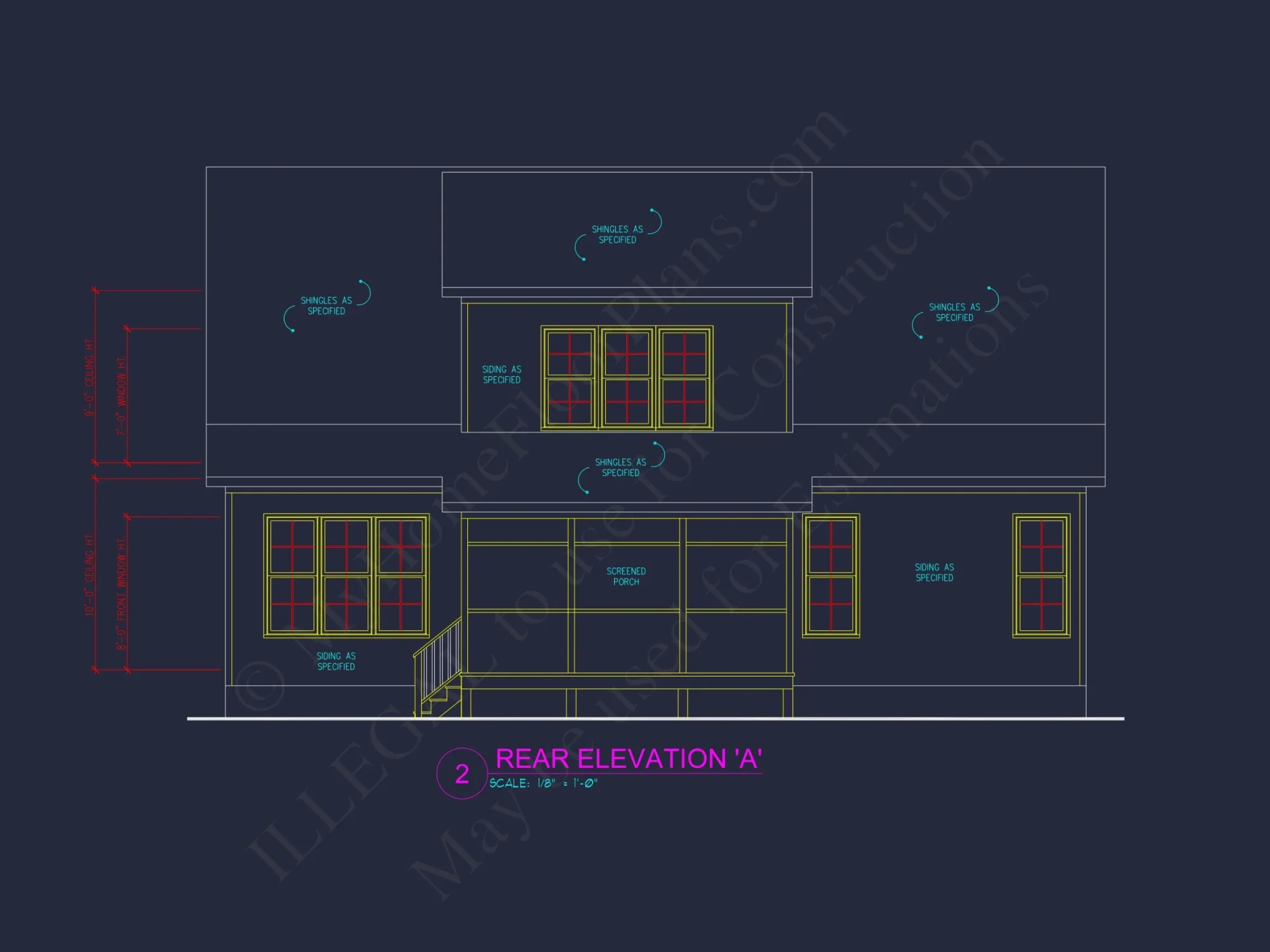 Modern Craftsman house Plan - Floor Plans with CAD Designs