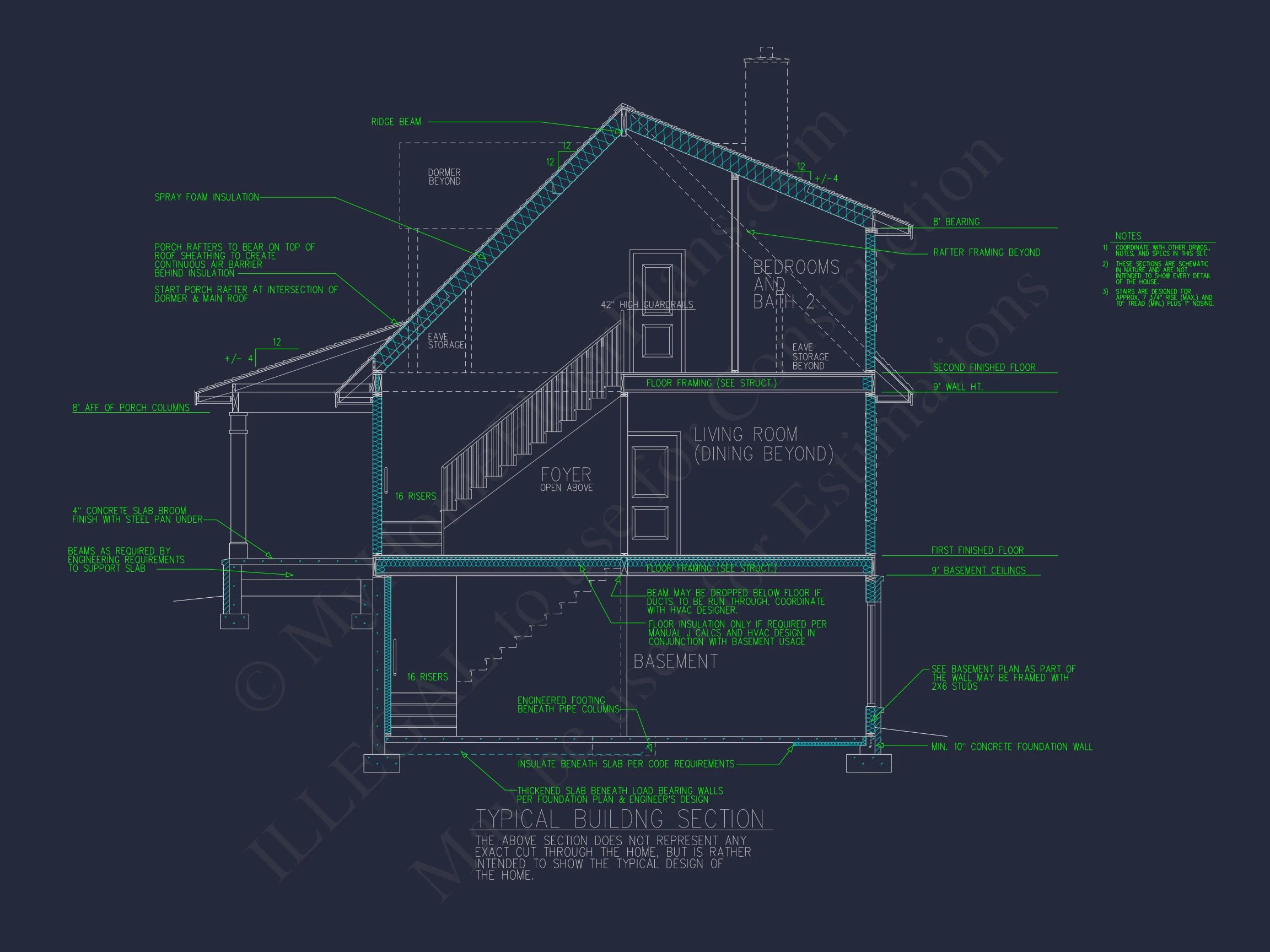 14-1054 HOUSE PLAN - Traditional Colonial Home Plan - 3-Bed, 2.5-Bath, 2,450 SF 10 house Plan Blueprint with Stunning Architecture Designs