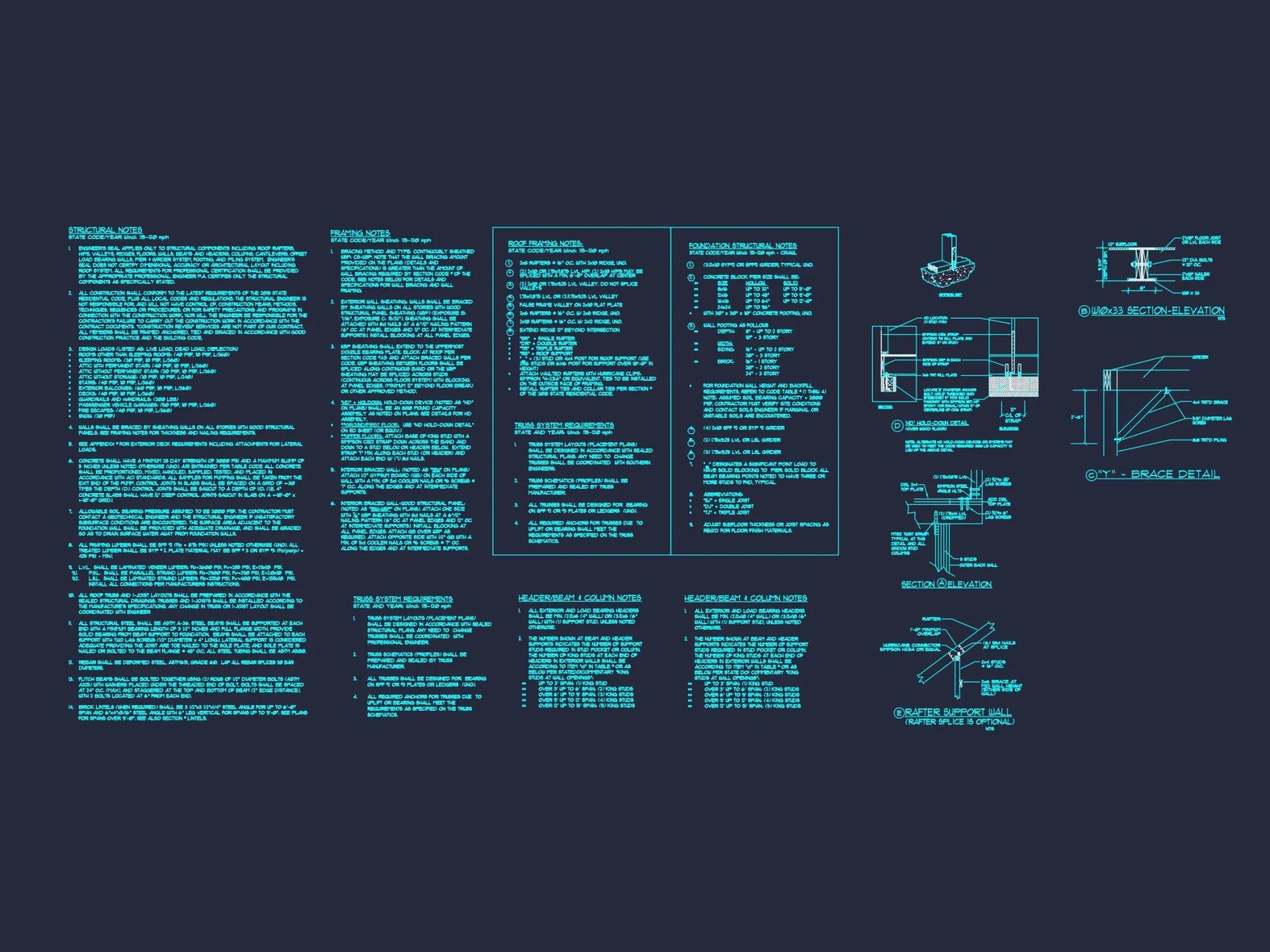 Beautiful Craftsman house Plan with Detailed CAD Designs