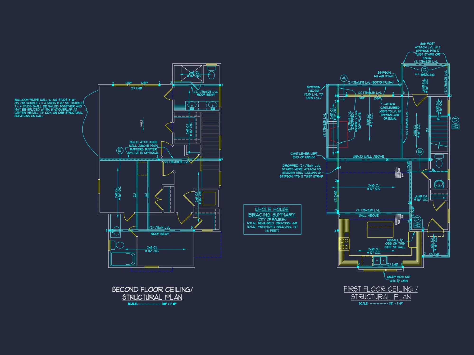 Beautiful Craftsman house Plan with Detailed CAD Designs