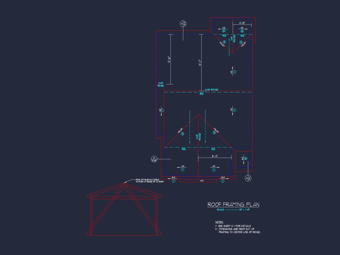 Beautiful Craftsman house Plan with Detailed CAD Designs
