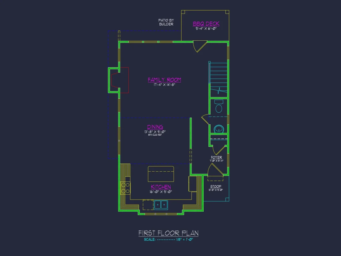 Beautiful Craftsman house Plan with Detailed CAD Designs