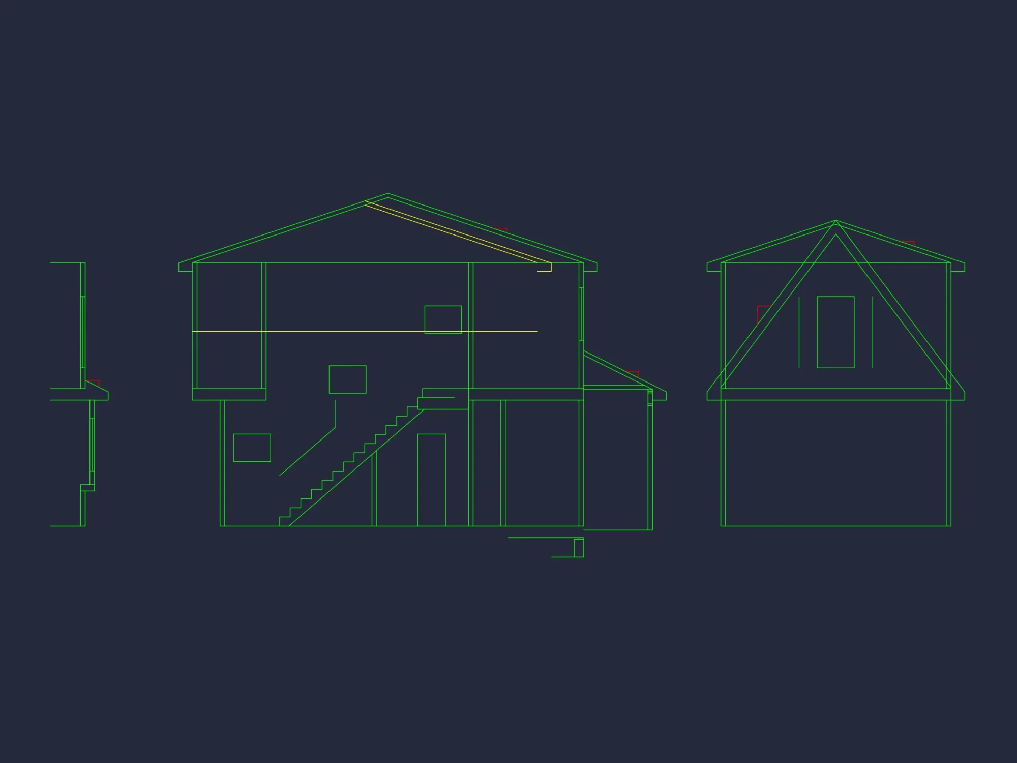 Beautiful Craftsman house Plan with Detailed CAD Designs
