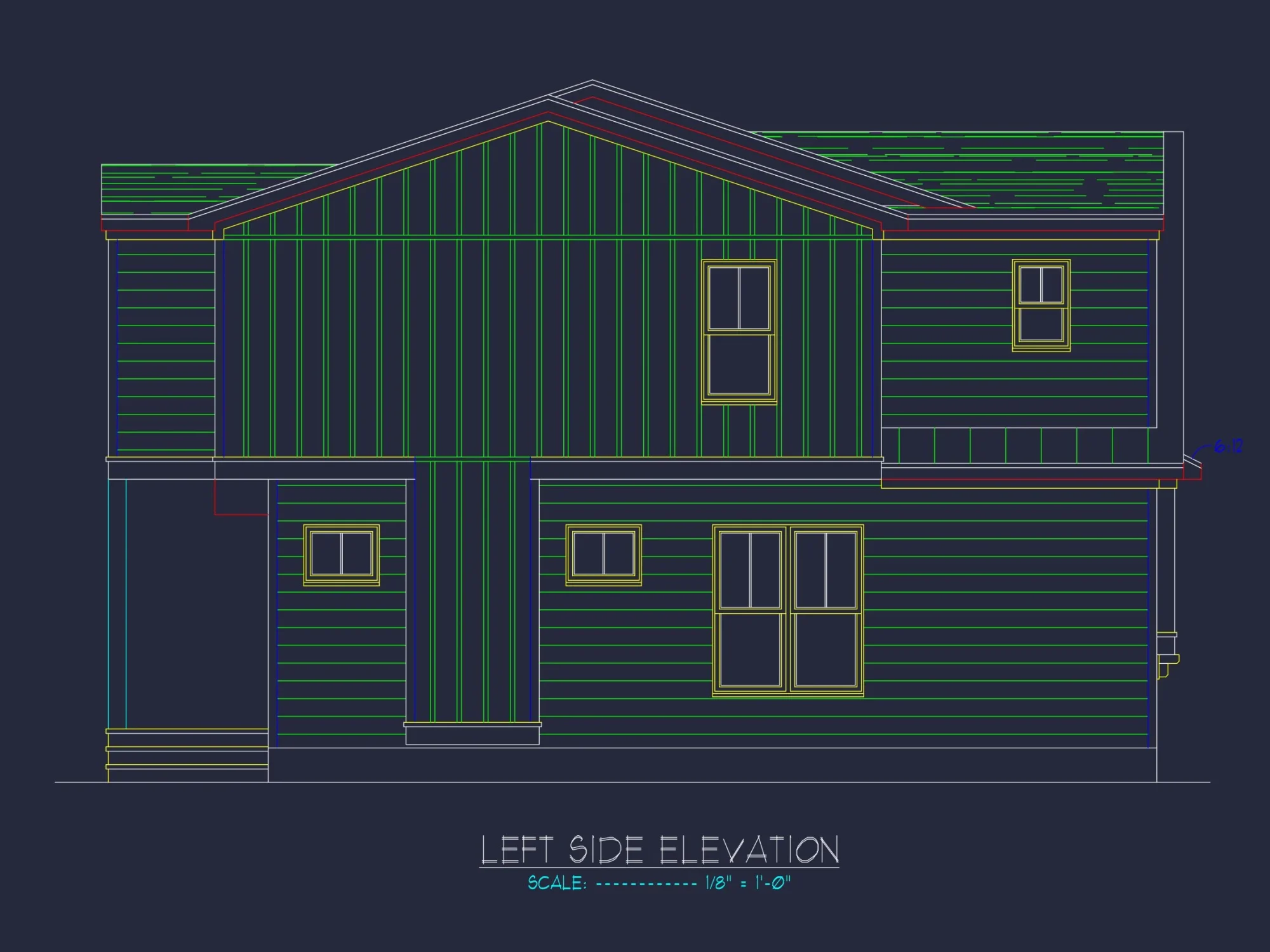 Beautiful Craftsman house Plan with Detailed CAD Designs