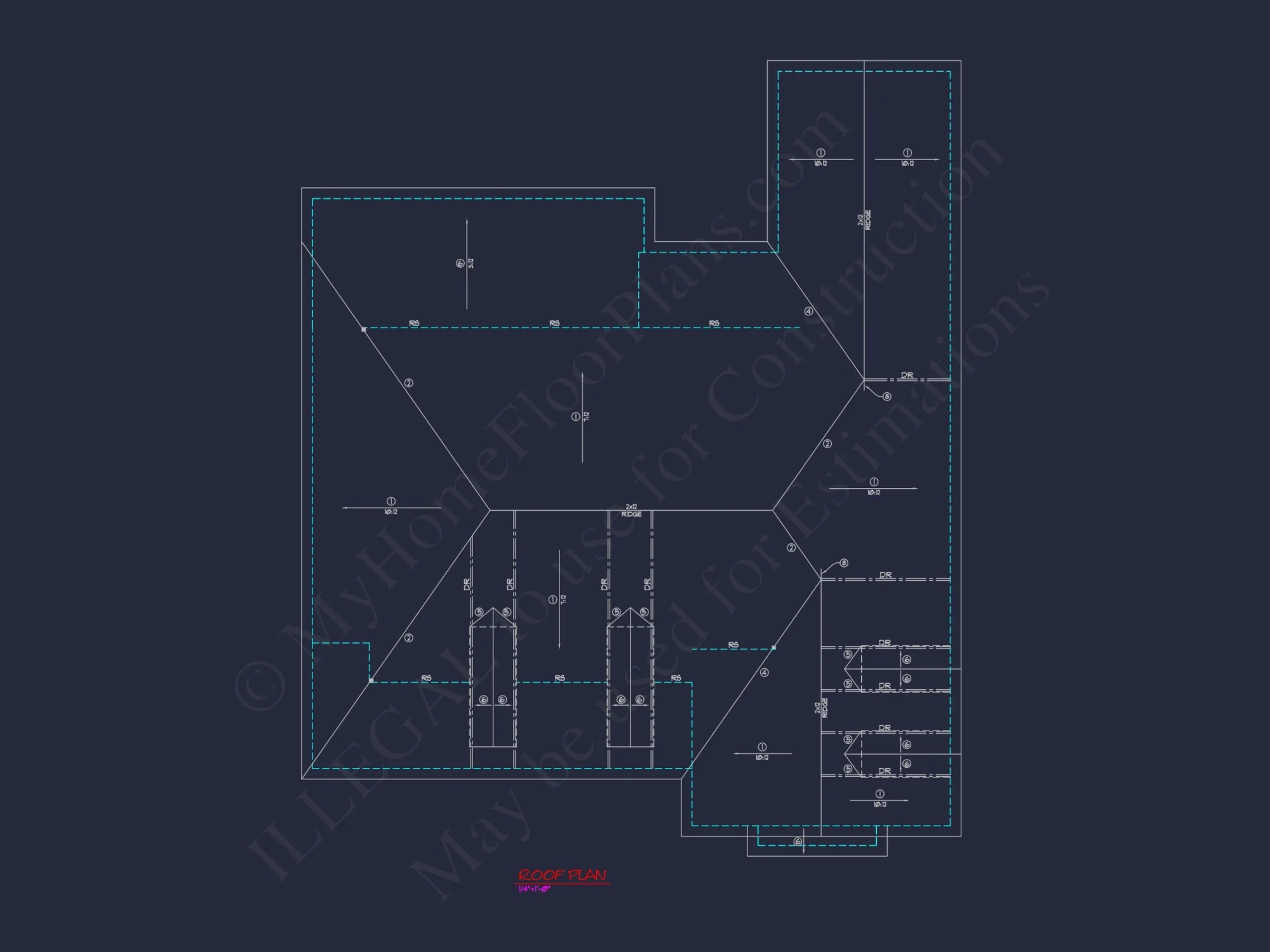 Traditional house Plan with 1 Story, CAD Designs & Floor Blueprint