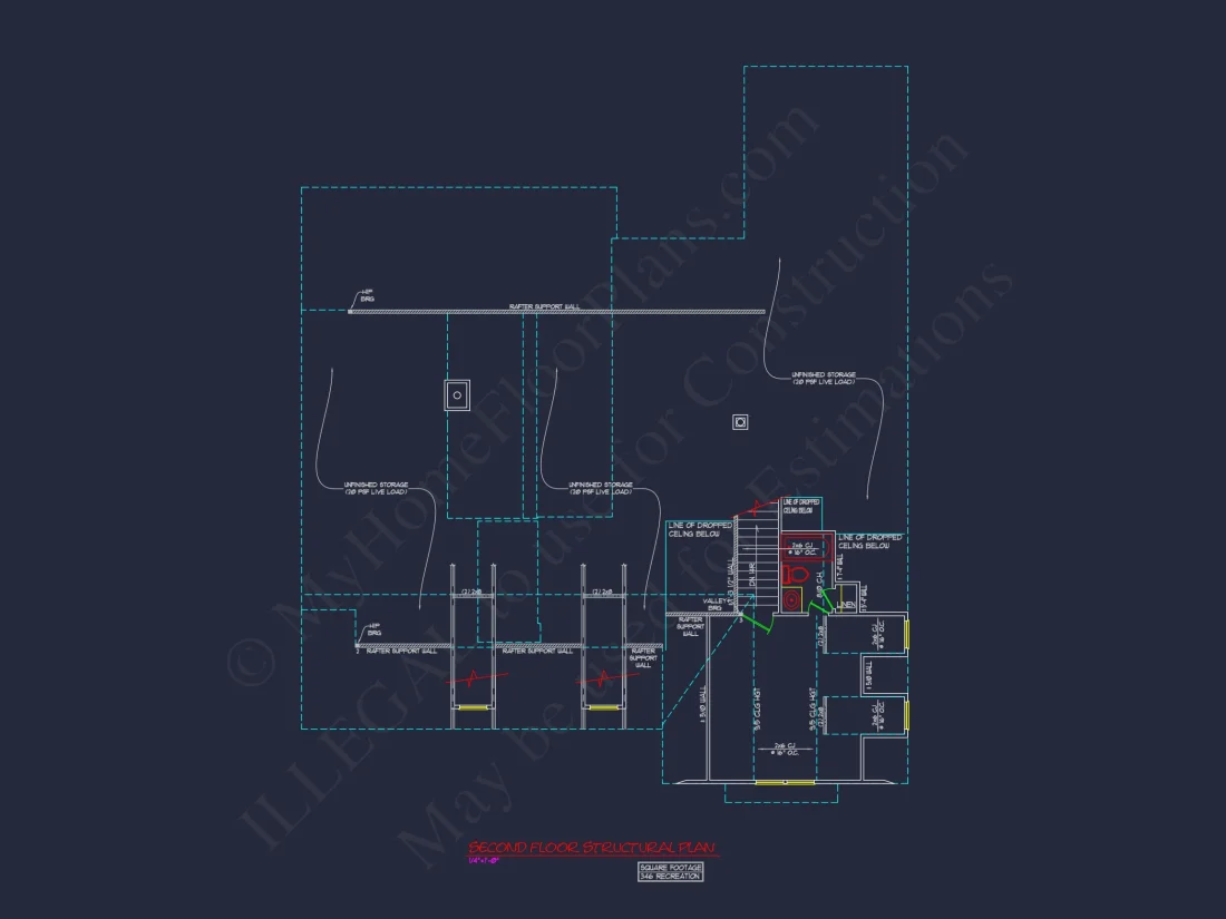 Traditional house Plan with 1 Story, CAD Designs & Floor Blueprint