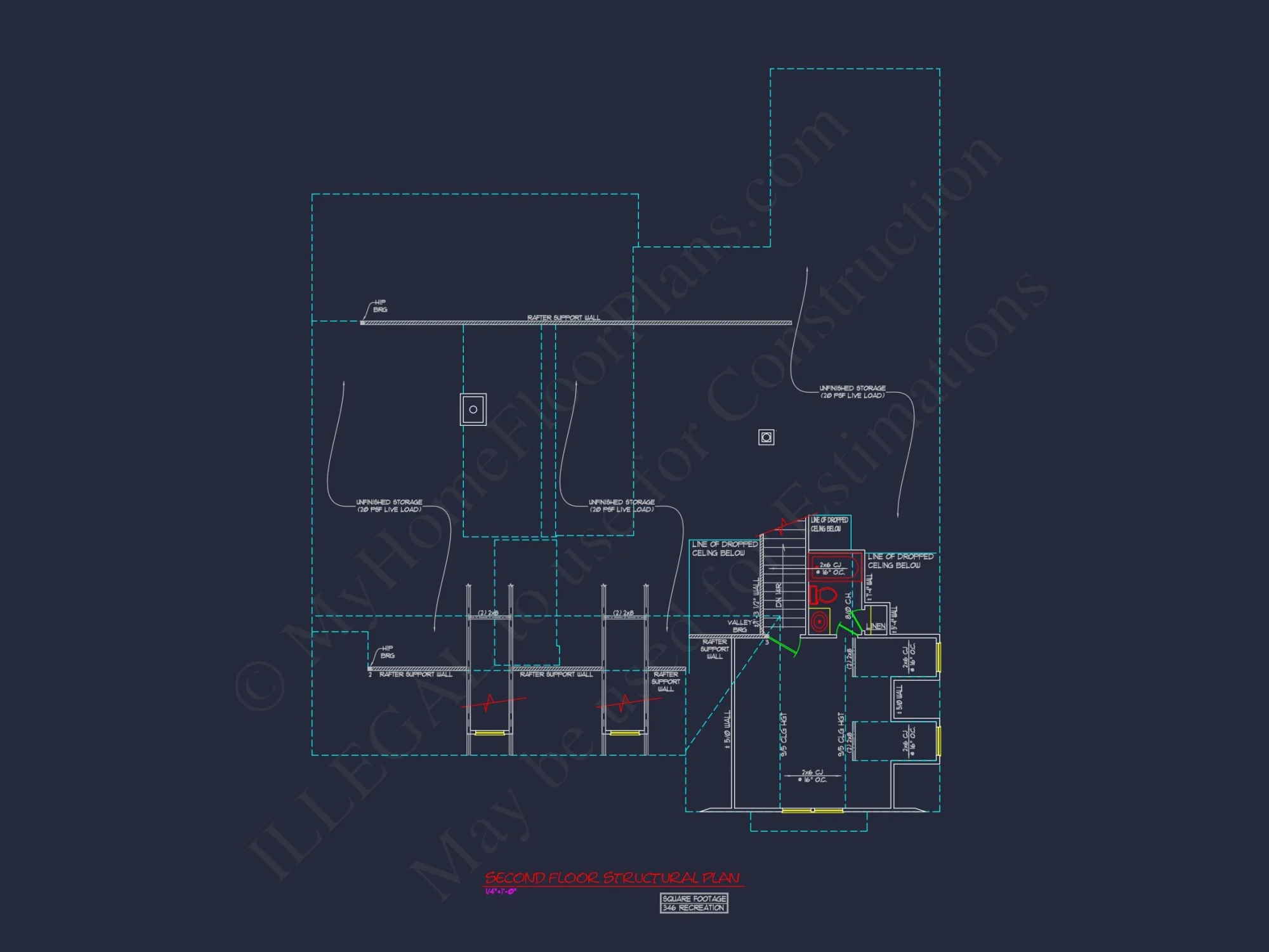 Traditional house Plan with 1 Story, CAD Designs & Floor Blueprint