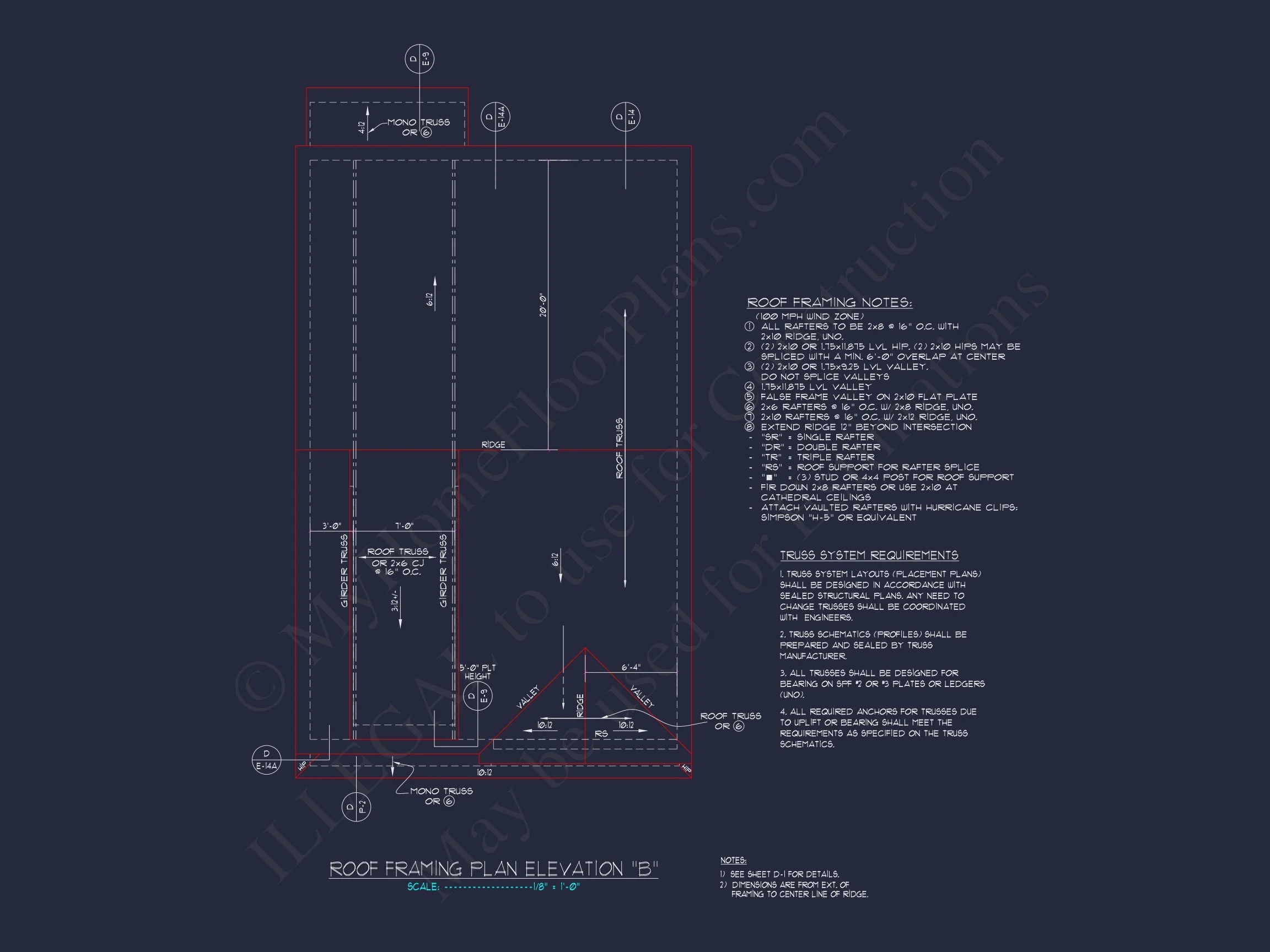 13-1825 HOUSE PLAN - Modern Farmhouse Home Plan - 3-Bed, 2.5-Bath, 1,850 SF 18 house Plan with 2-Story CAD Designs, 3 Bedrooms & Garage