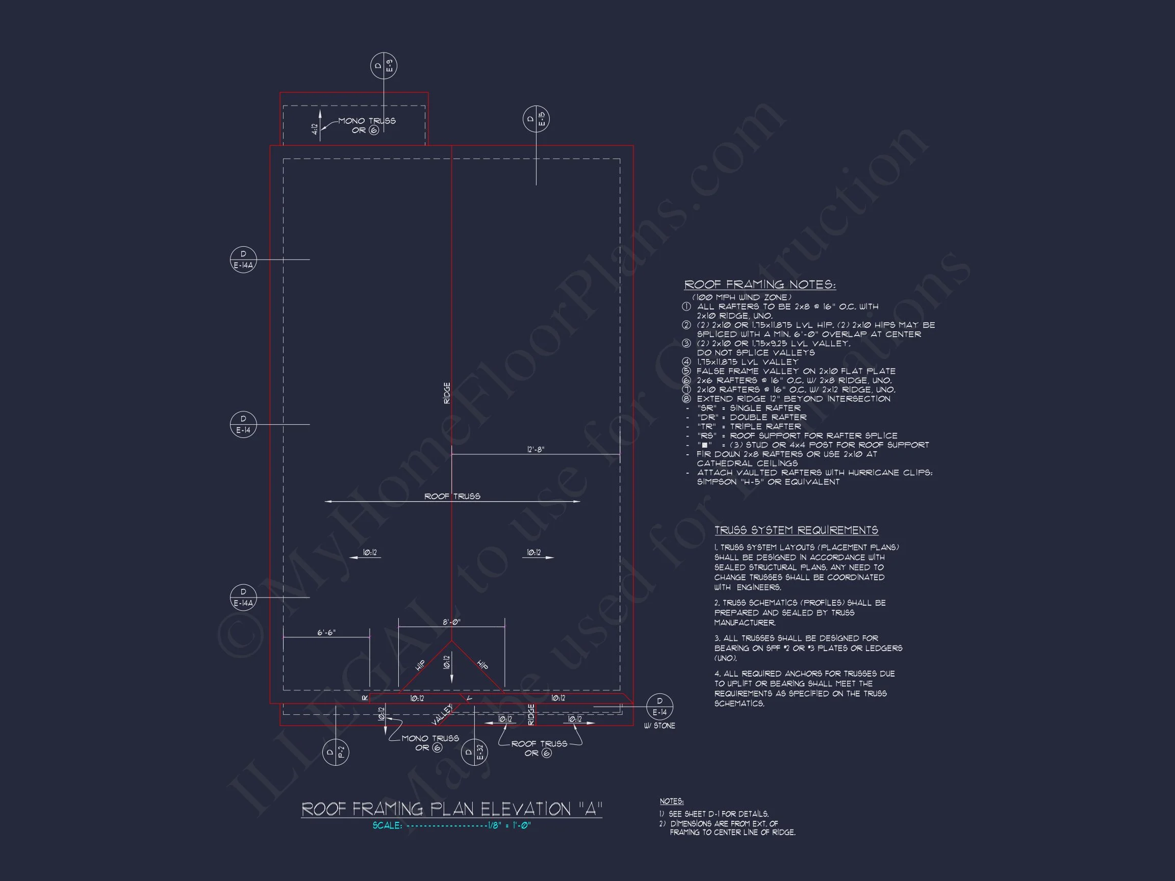 13-1825 HOUSE PLAN - Modern Farmhouse Home Plan - 3-Bed, 2.5-Bath, 1,850 SF 17 house Plan with 2-Story CAD Designs, 3 Bedrooms & Garage