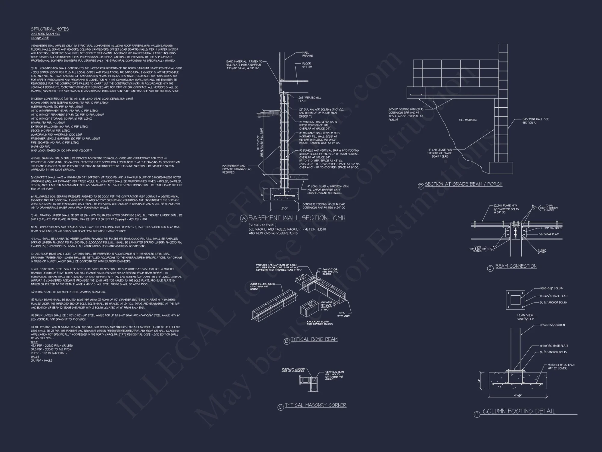 Modern house Floor Plan: 2-Story Architectural Designs Blueprint