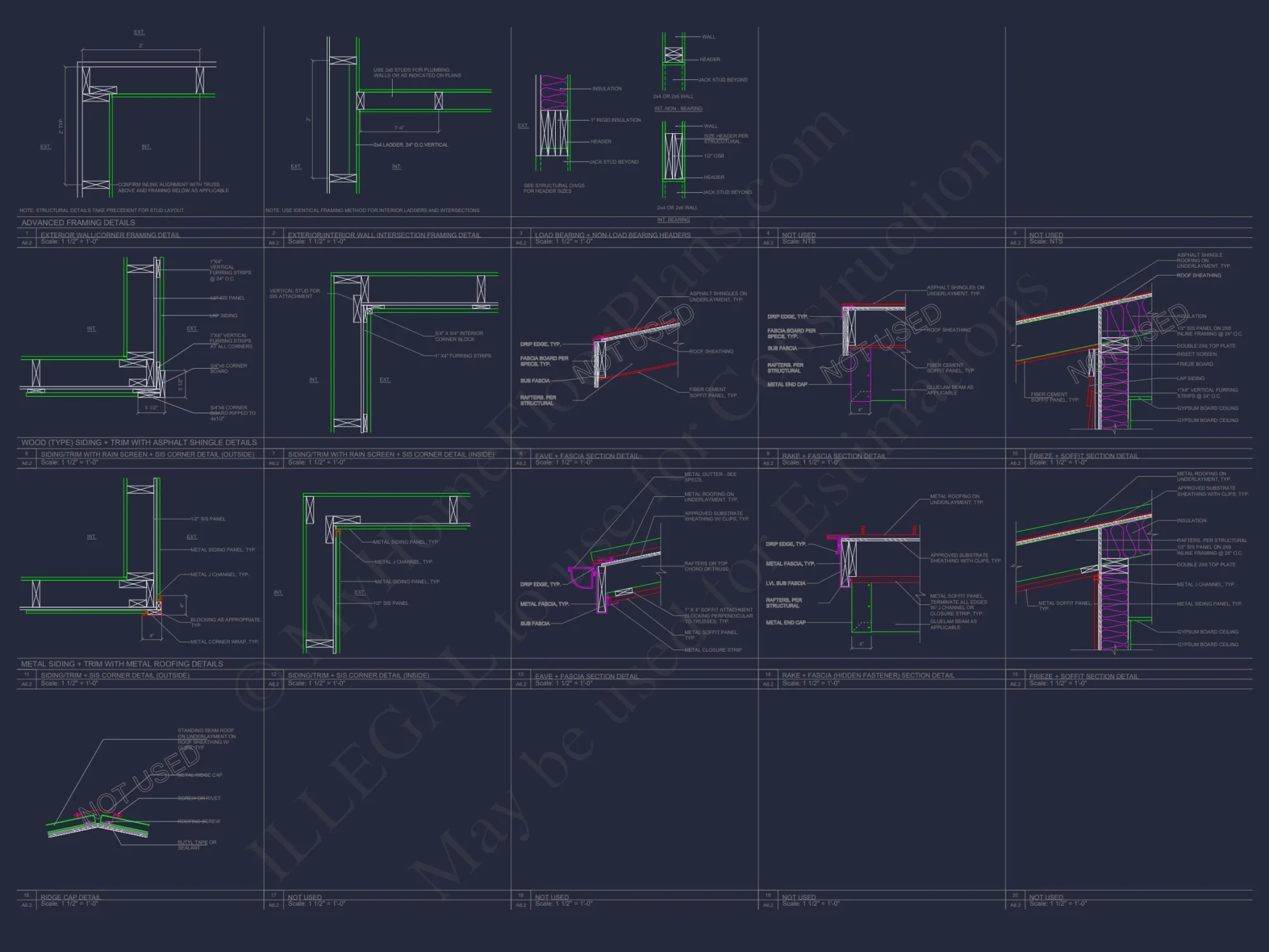 Modern house Floor Plan: 2-Story Architectural Designs Blueprint