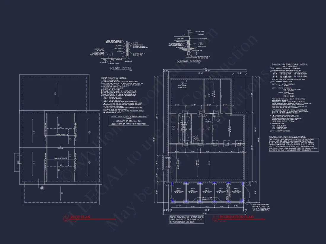 Modern Craftsman house Plan: 1.5 Story Floor Plan Designs