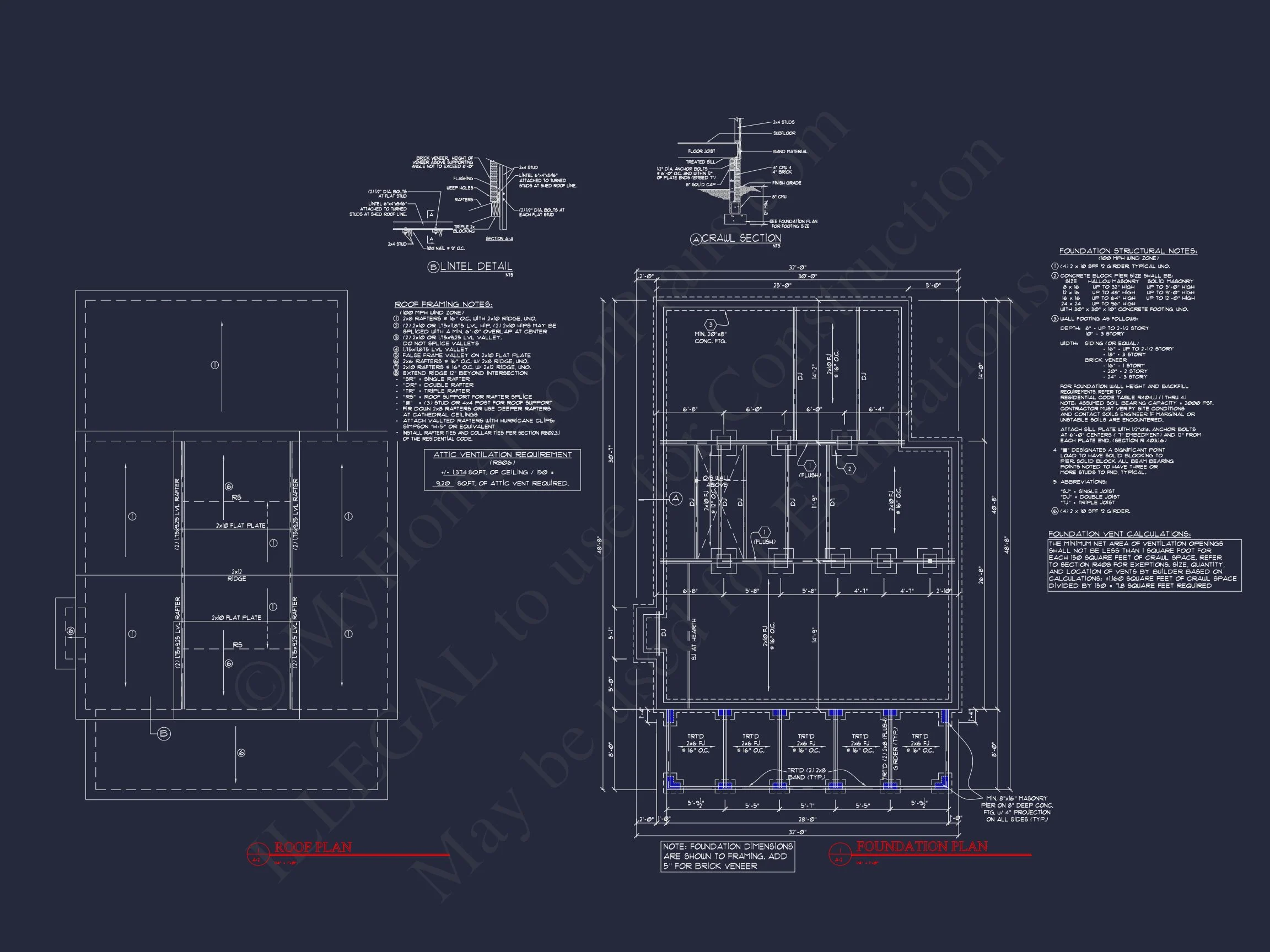 Modern Craftsman house Plan: 1.5 Story Floor Plan Designs