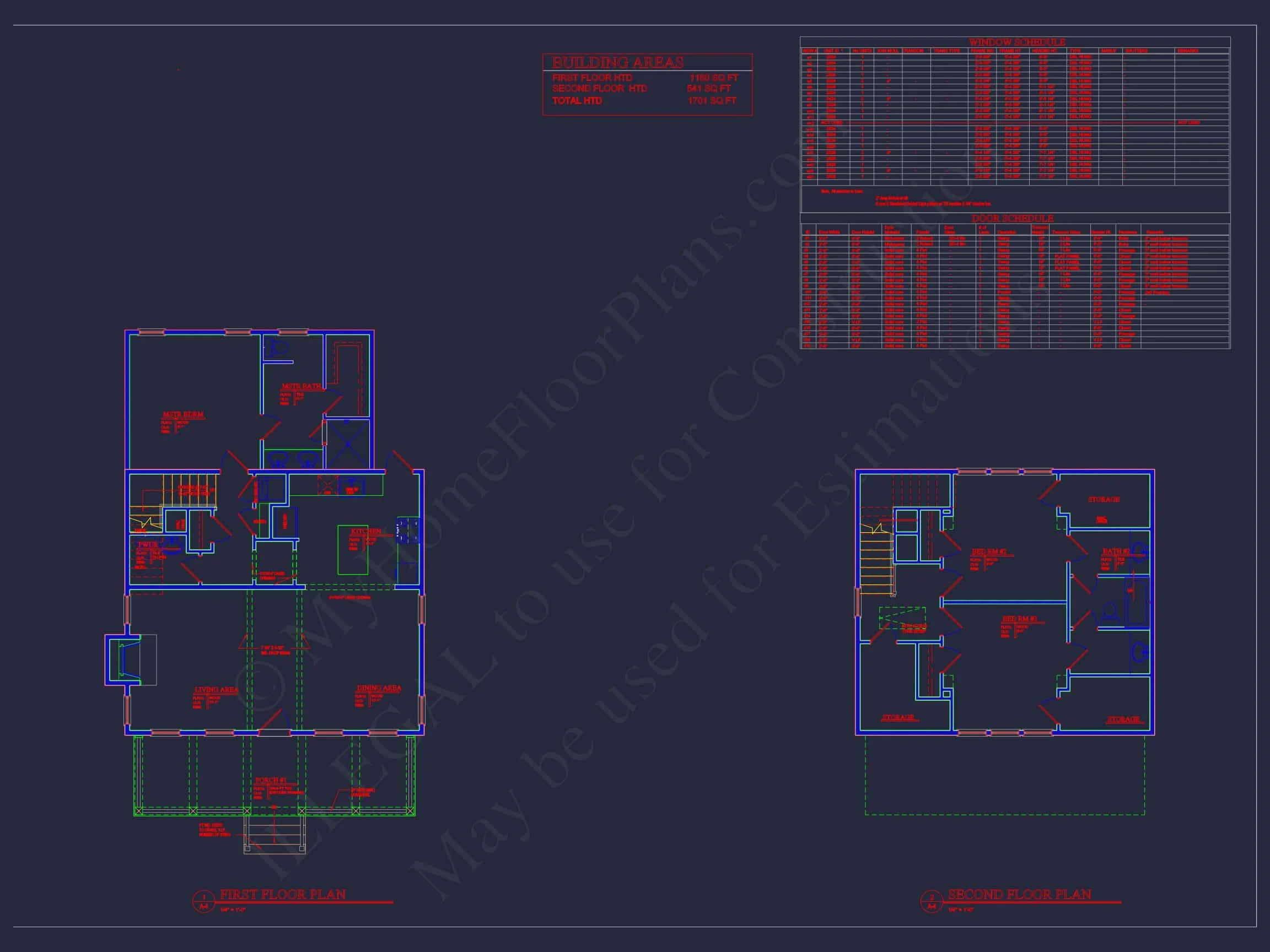 Modern Craftsman house Plan: 1.5 Story Floor Plan Designs