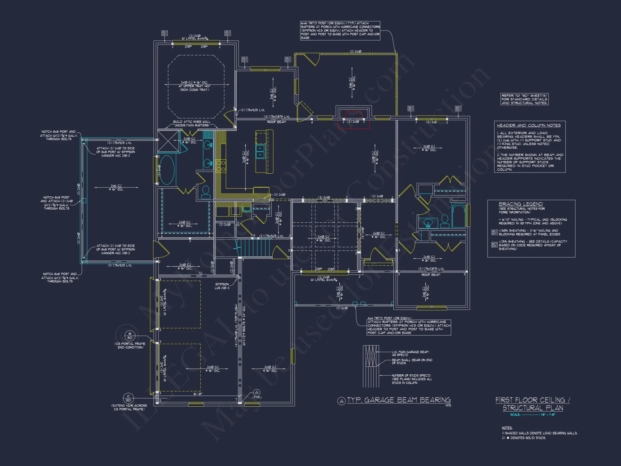 Craftsman house Plan with Spacious Floor Plan and Unique Features