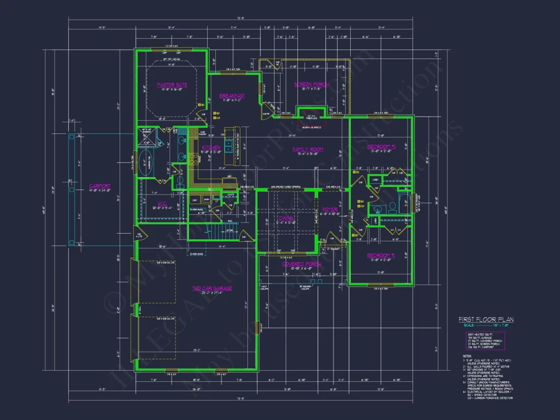 Craftsman house Plan with Spacious Floor Plan and Unique Features