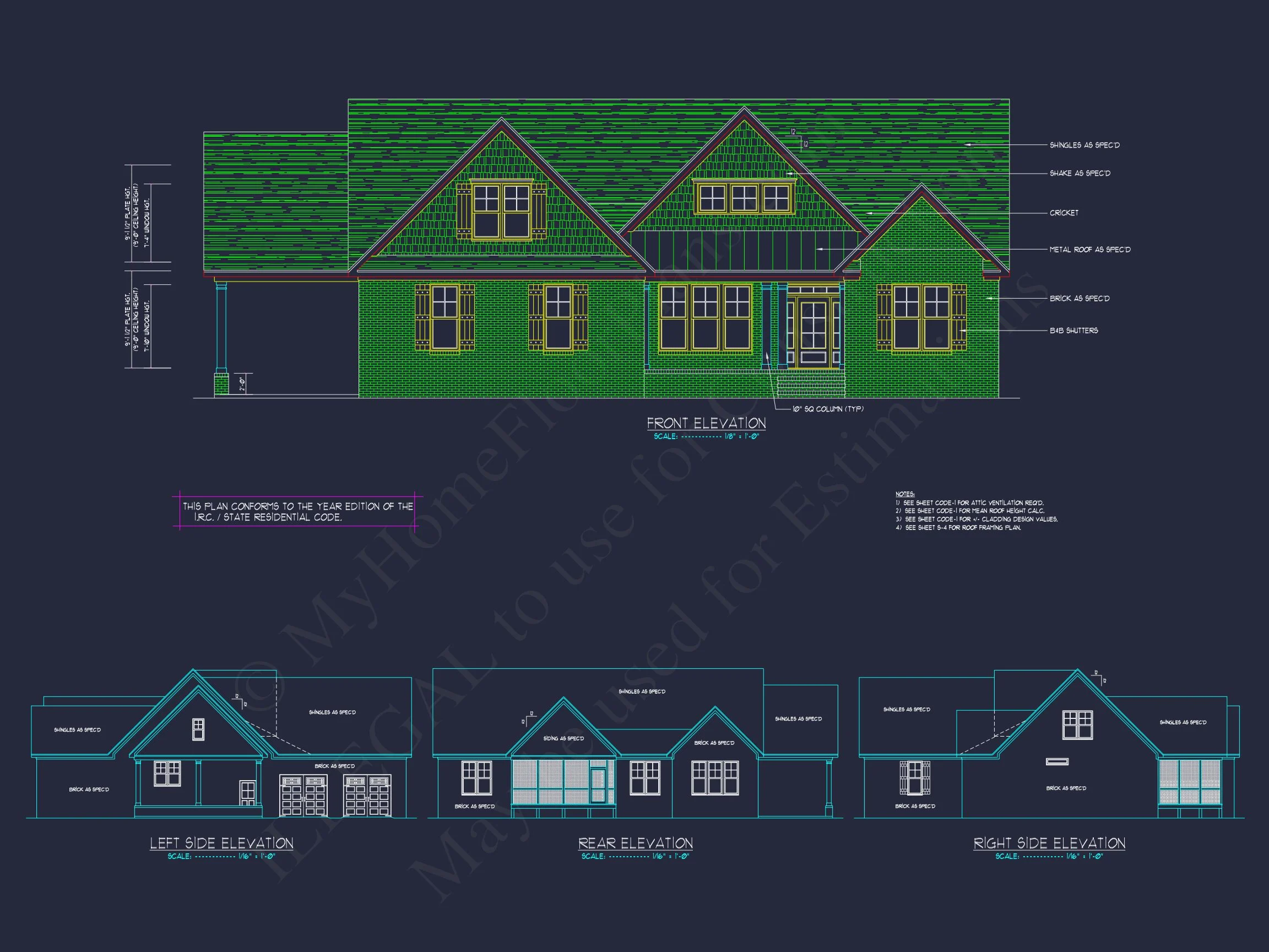 Craftsman house Plan with Spacious Floor Plan and Unique Features