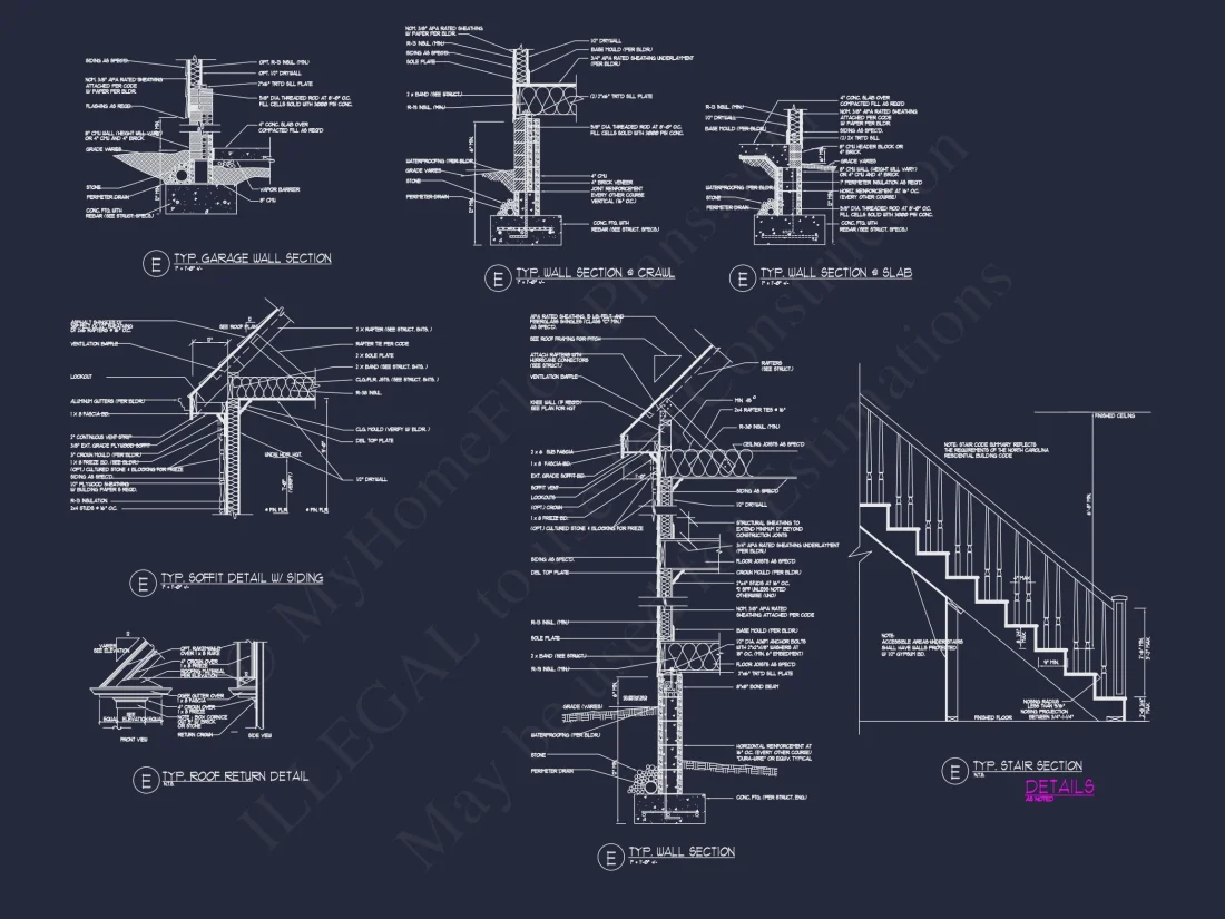 Efficient house Plan: Detailed Floor Blueprint Design