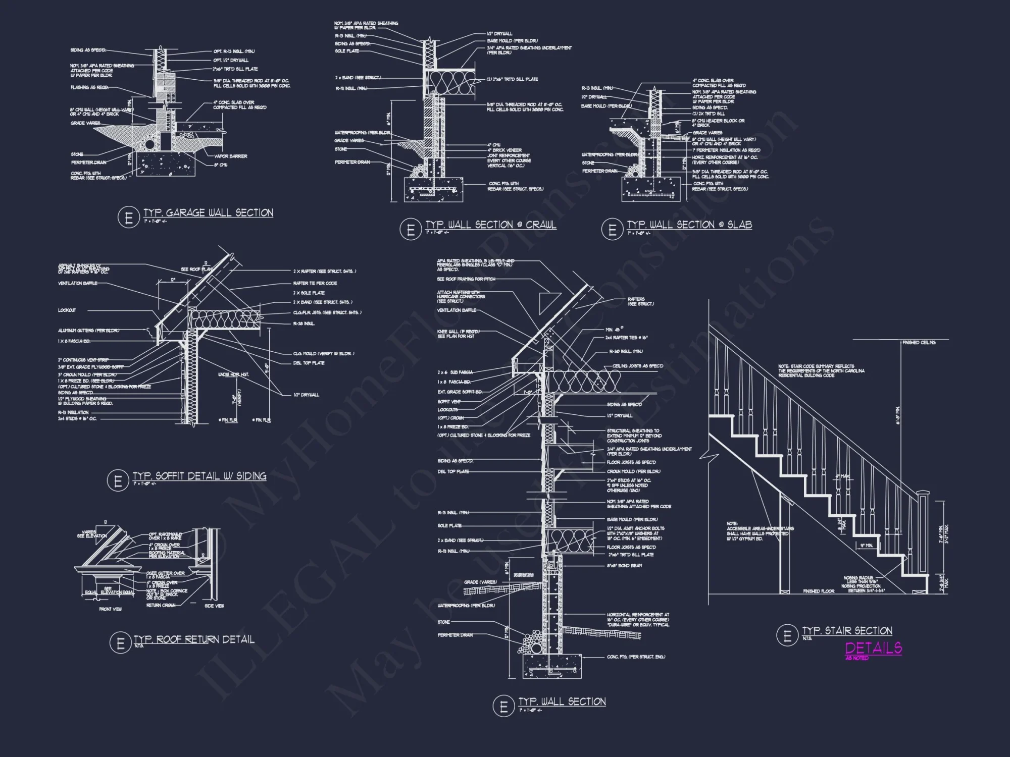 Efficient house Plan: Detailed Floor Blueprint Design