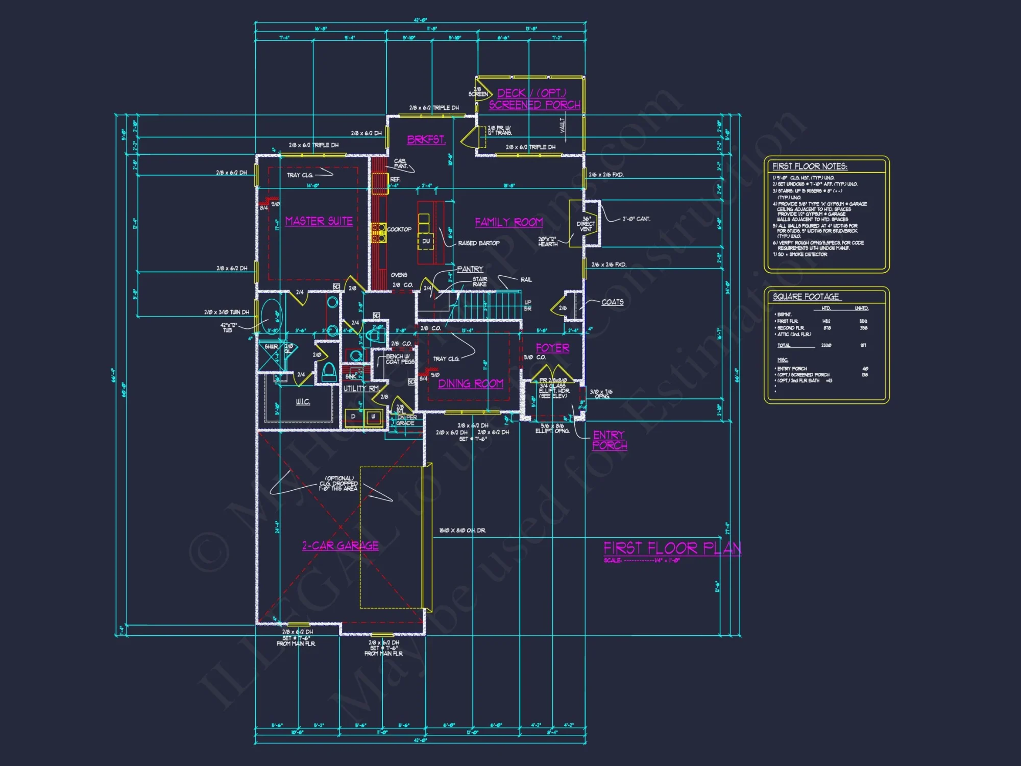 Efficient house Plan: Detailed Floor Blueprint Design