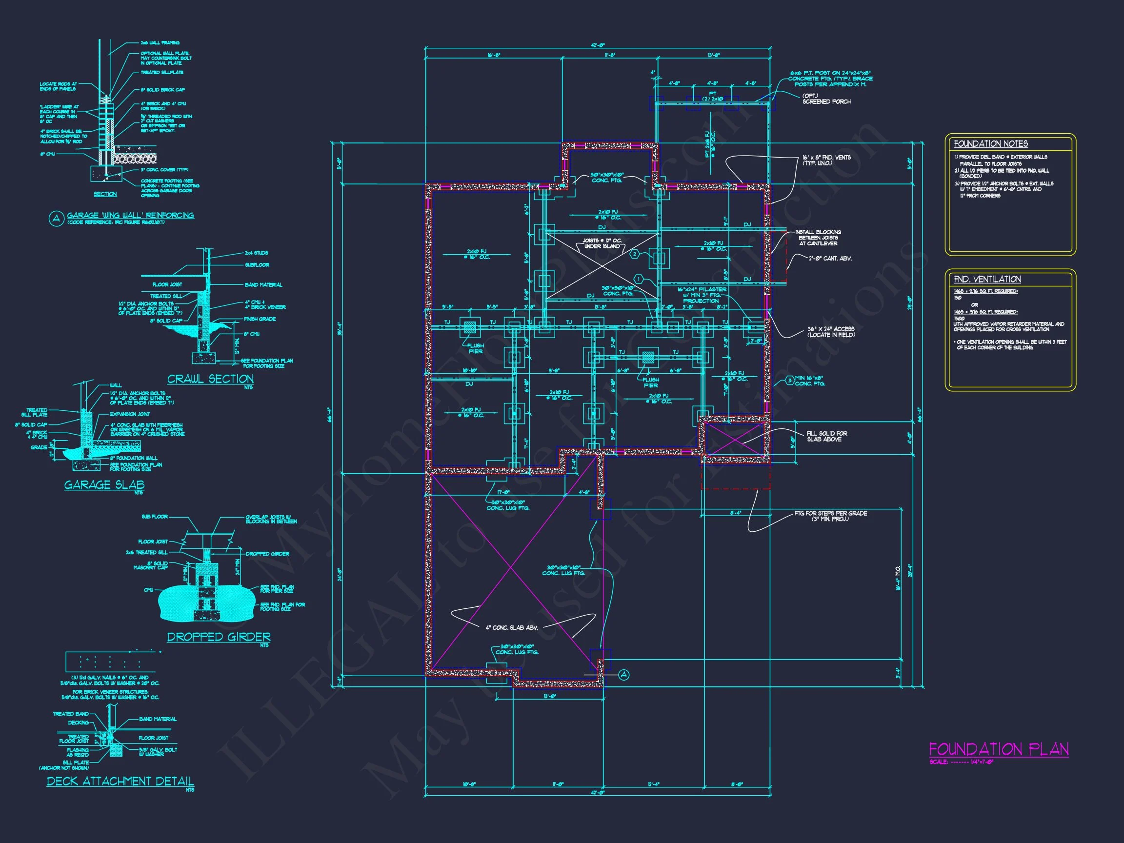 13-1675 HOUSE PLAN - Traditional Home Plan - 3-Bed, 2-Bath, 2,050 SF 10 Efficient house Plan: Detailed Floor Blueprint Design