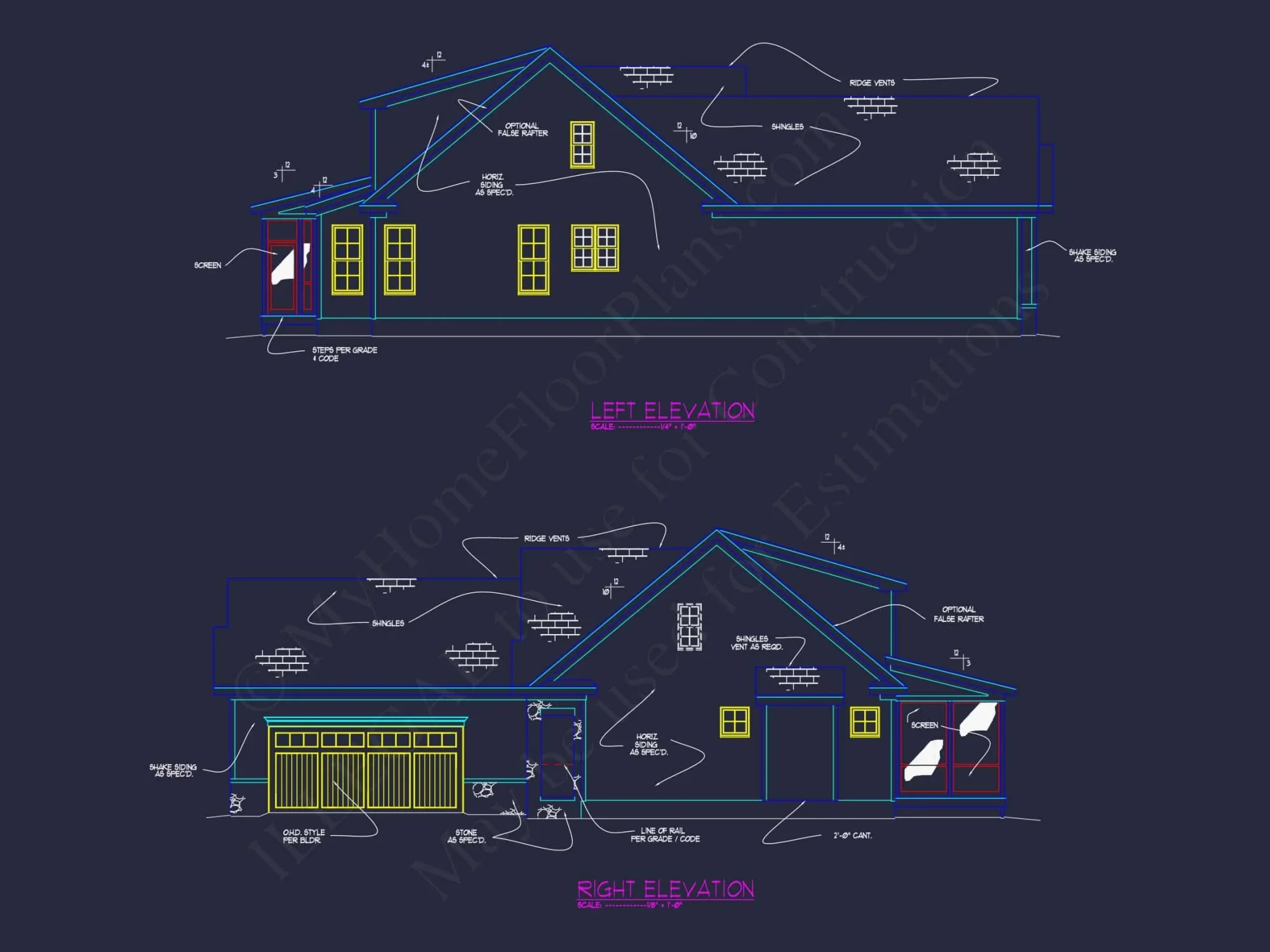 Efficient house Plan: Detailed Floor Blueprint Design