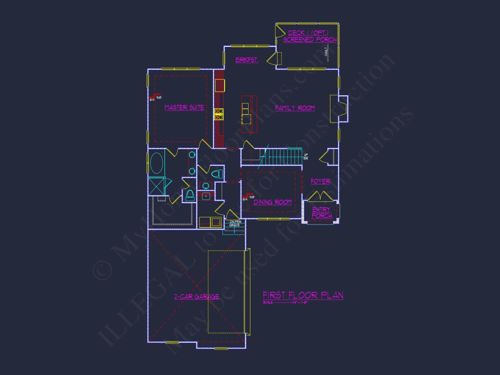 Efficient house Plan: Detailed Floor Blueprint Design