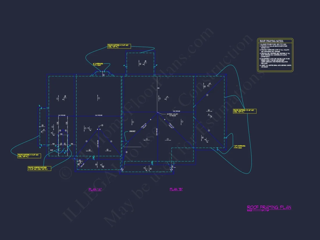 Effortless CAD house Plan: Explore Dual Heights