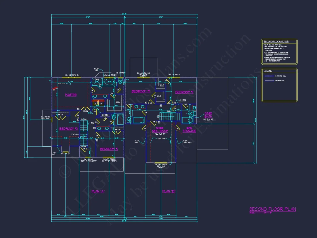 Effortless CAD house Plan: Explore Dual Heights