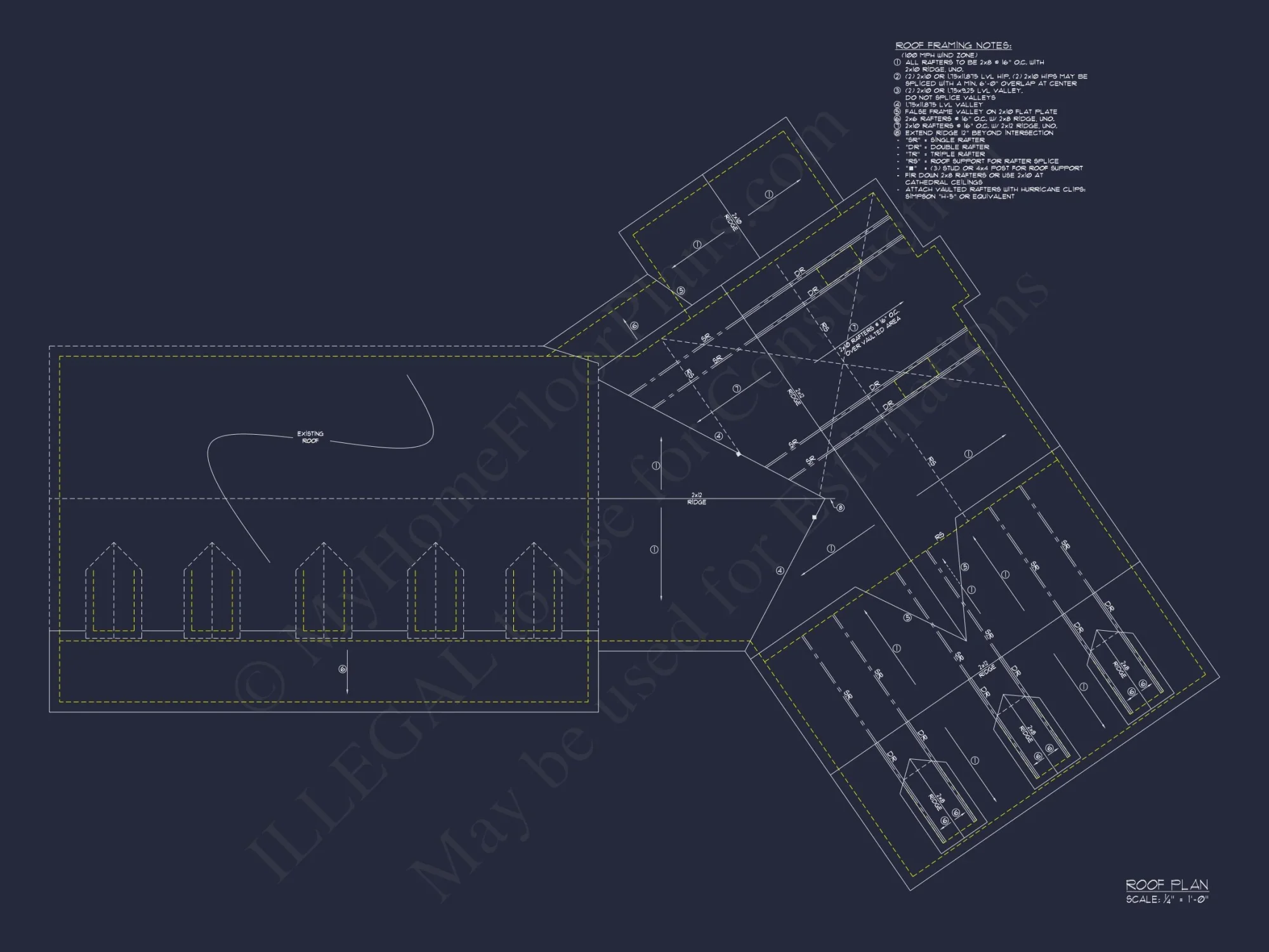 Customizable house Floor Plan with CAD and Blueprint Designs