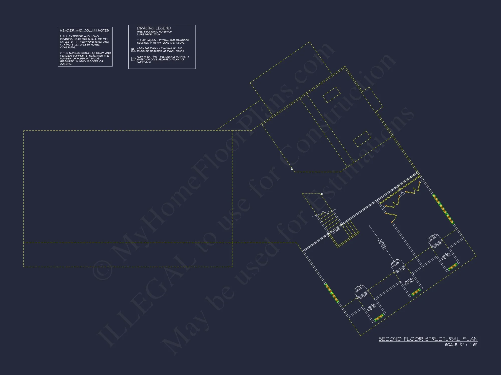 Customizable house Floor Plan with CAD and Blueprint Designs