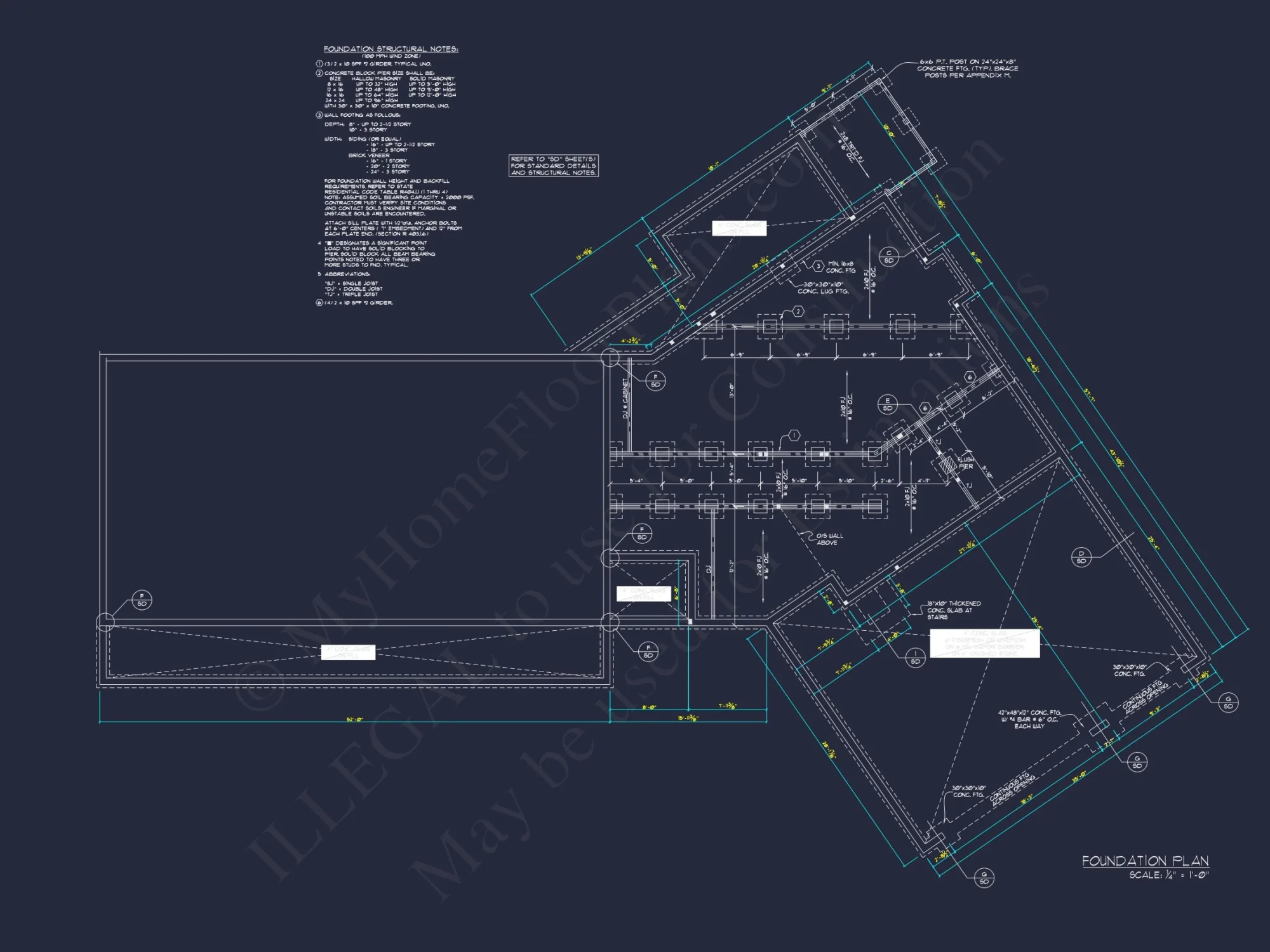 Customizable house Floor Plan with CAD and Blueprint Designs