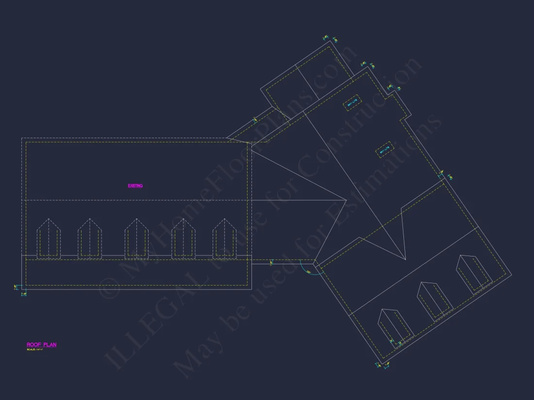Customizable house Floor Plan with CAD and Blueprint Designs