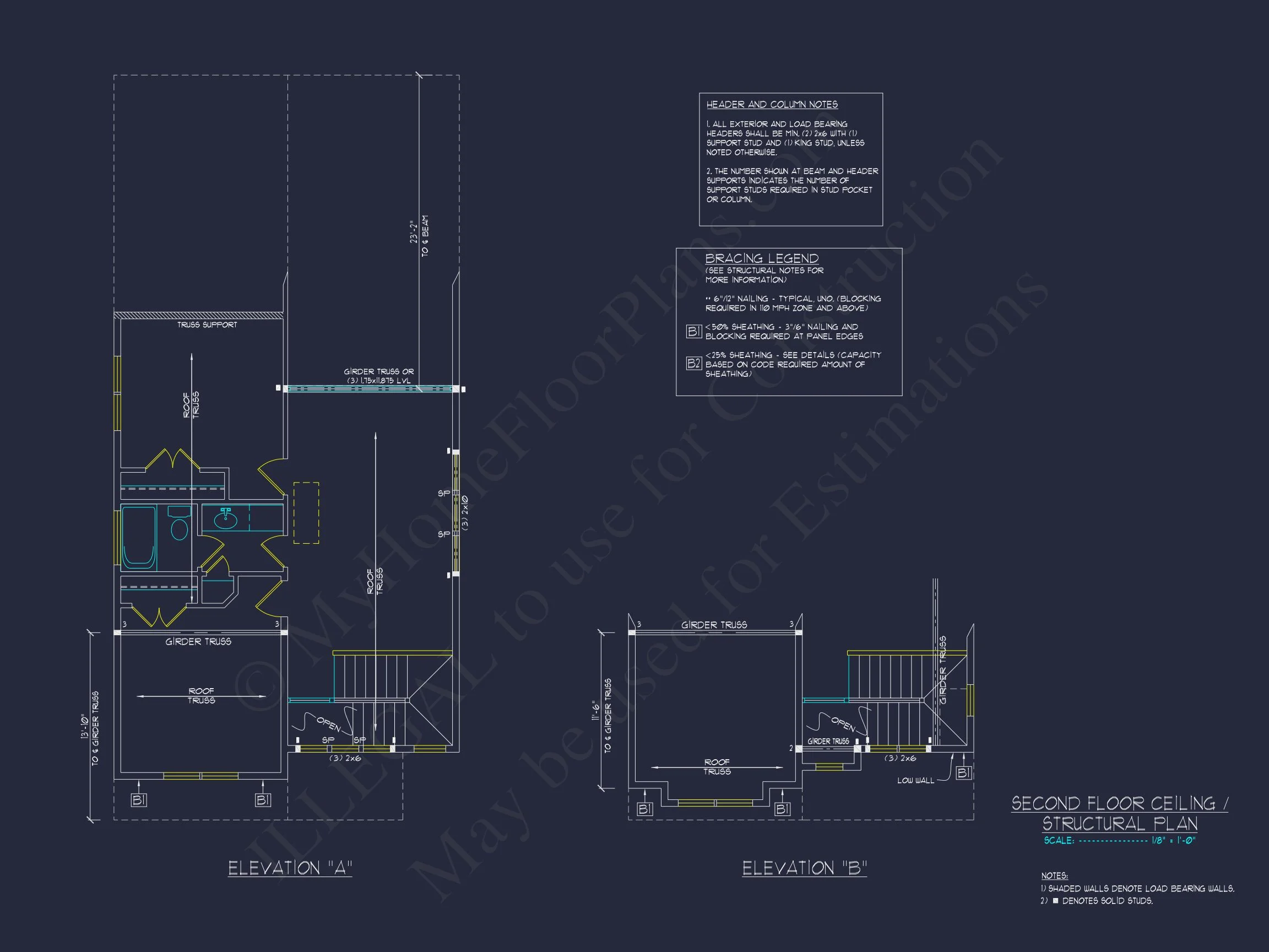 Sophisticated house Plan with CAD Customized Architecture