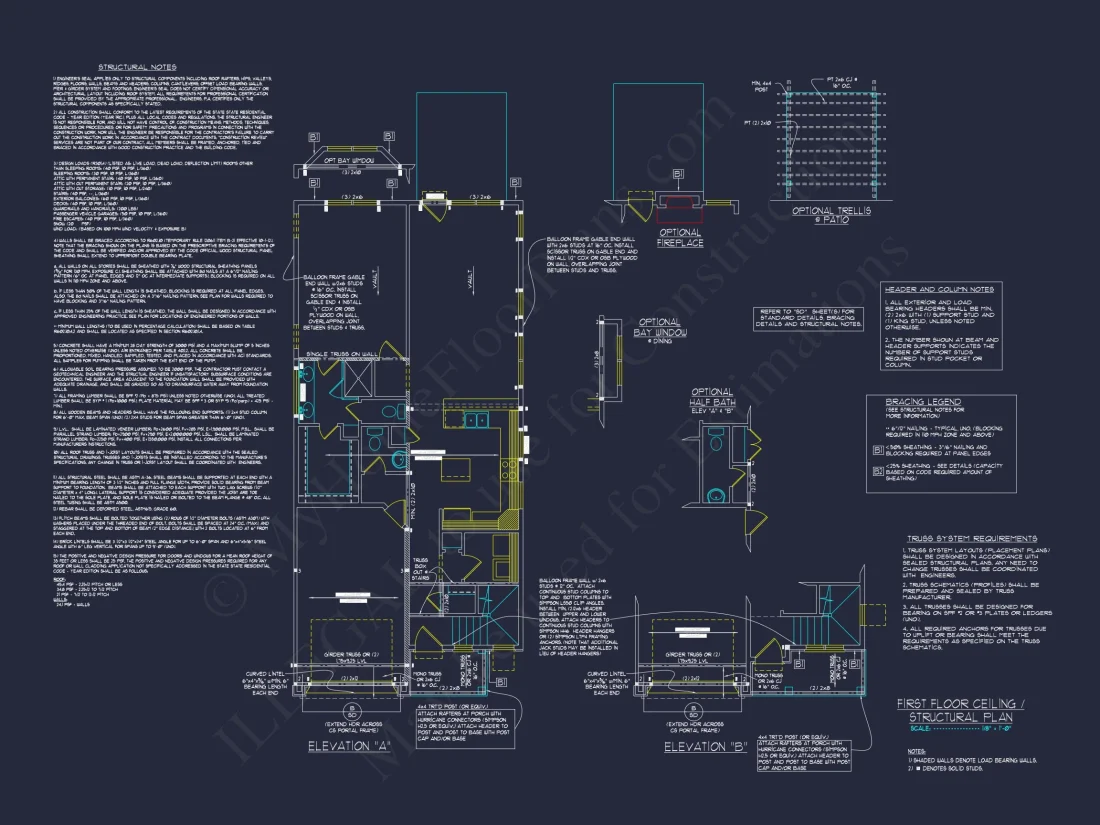 Sophisticated house Plan with CAD Customized Architecture