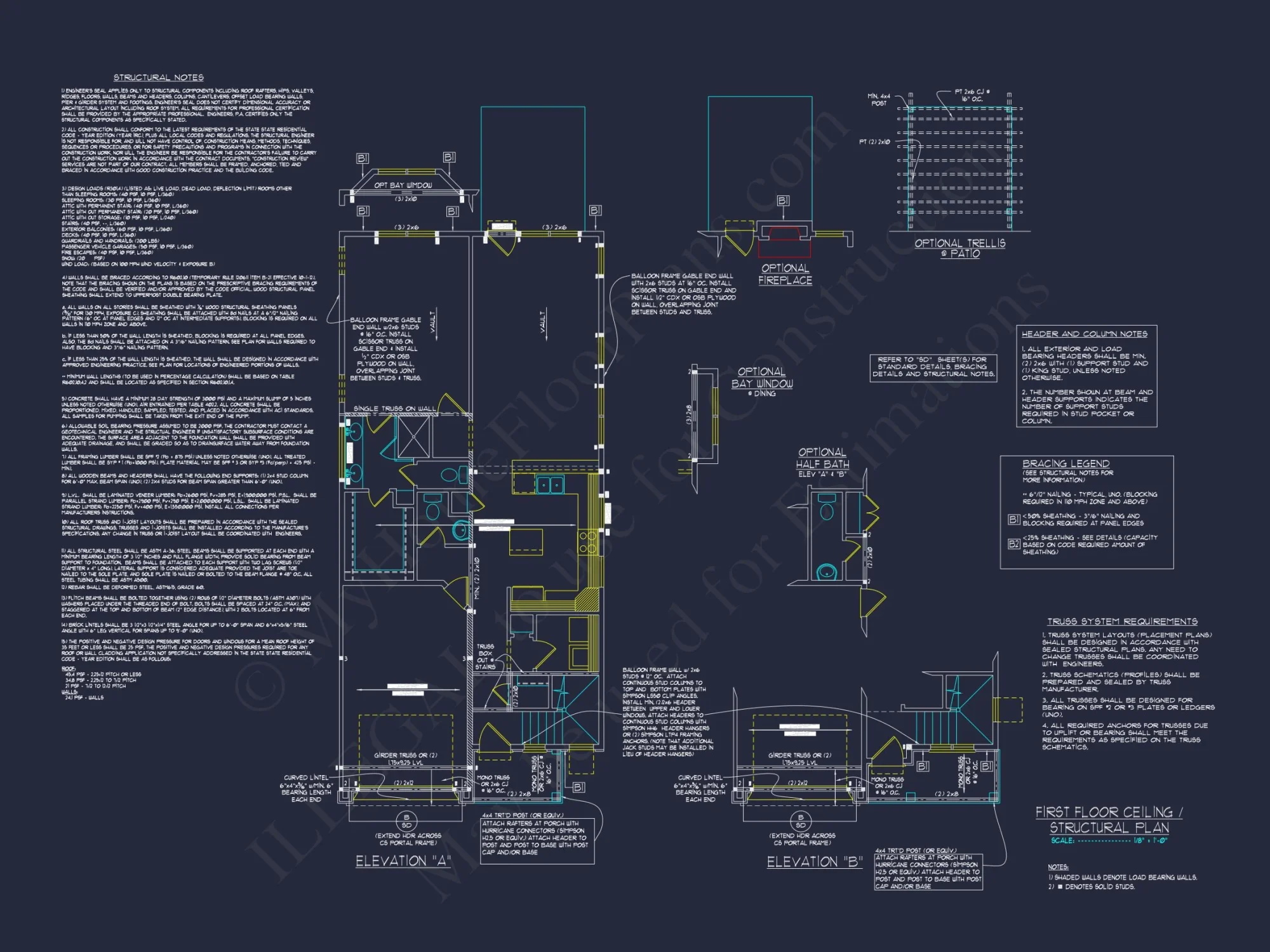 Sophisticated house Plan with CAD Customized Architecture