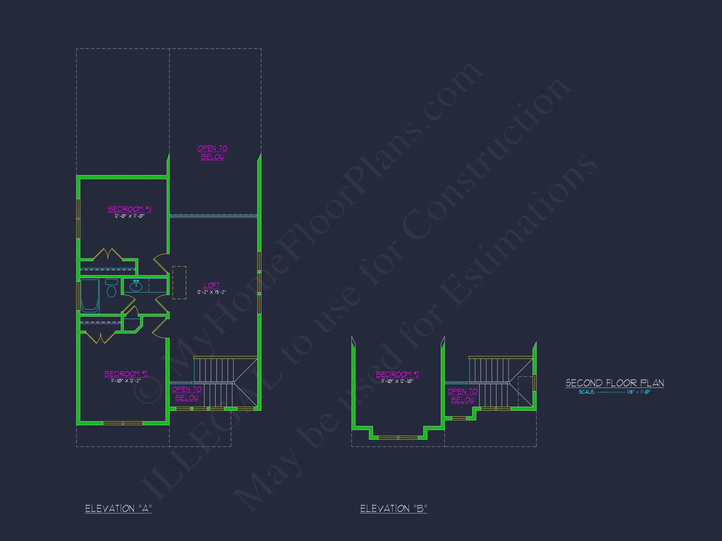 Sophisticated house Plan with CAD Customized Architecture