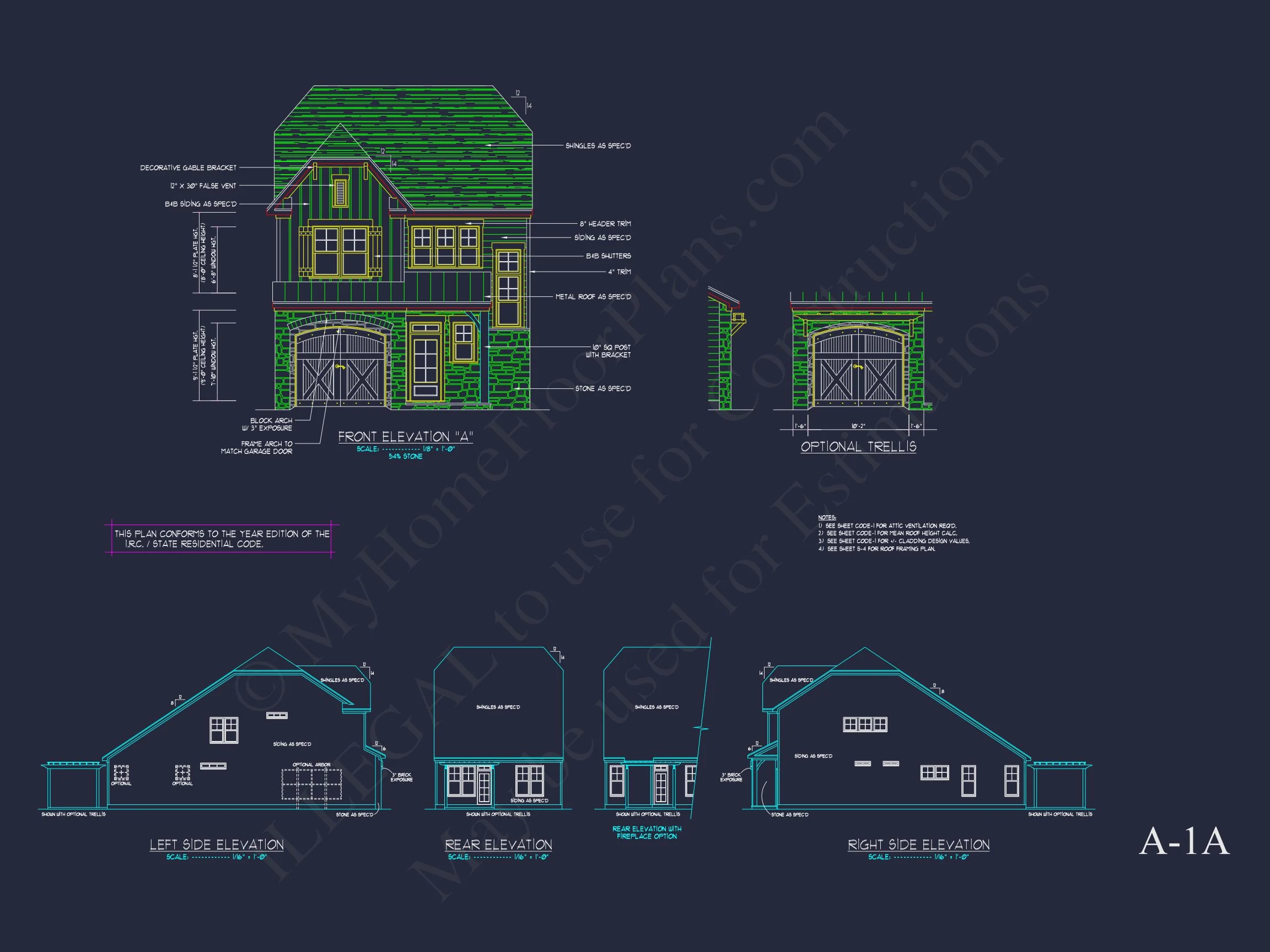Sophisticated house Plan with CAD Customized Architecture