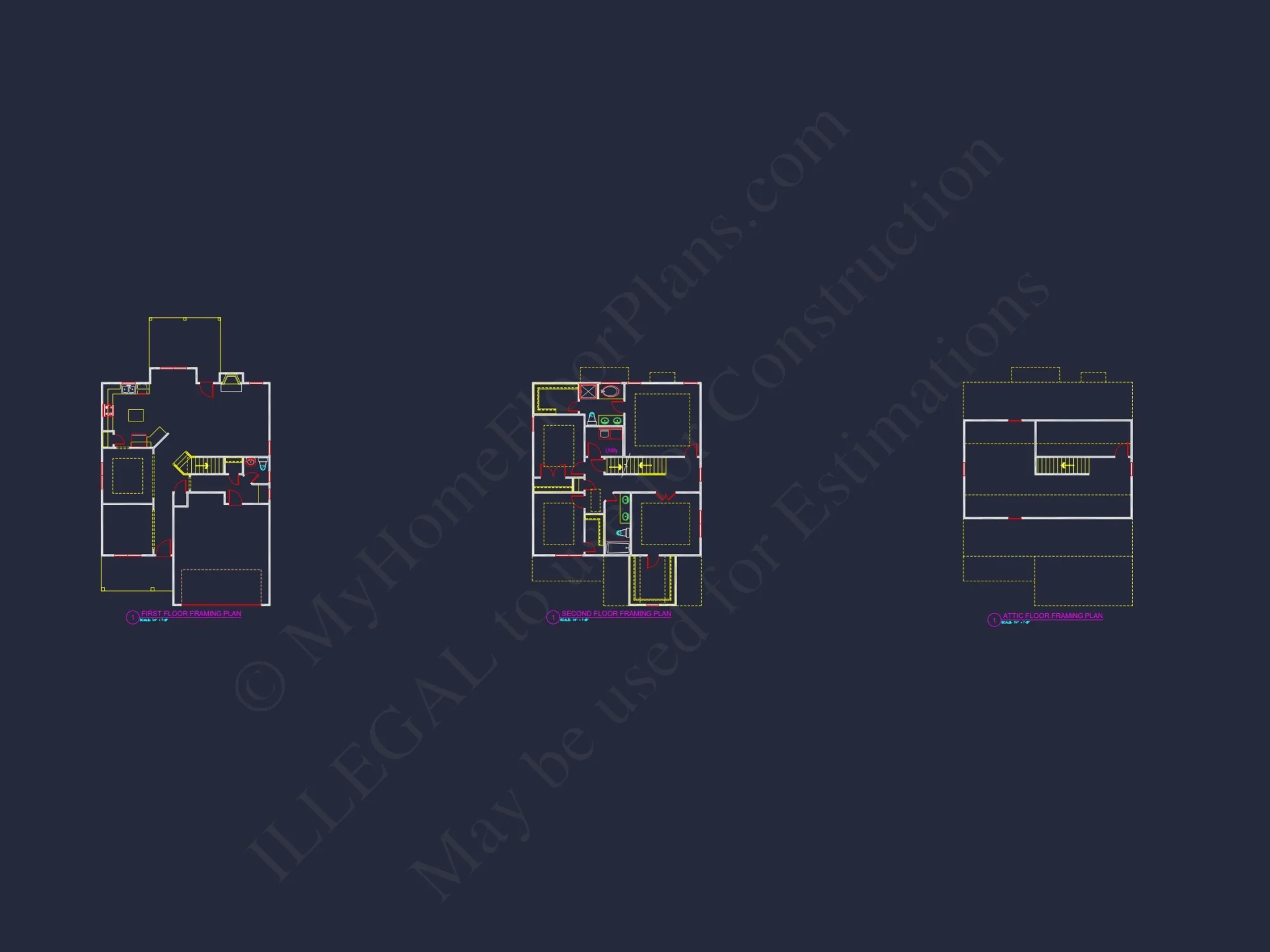 Versatile house Plan with CAD Designs