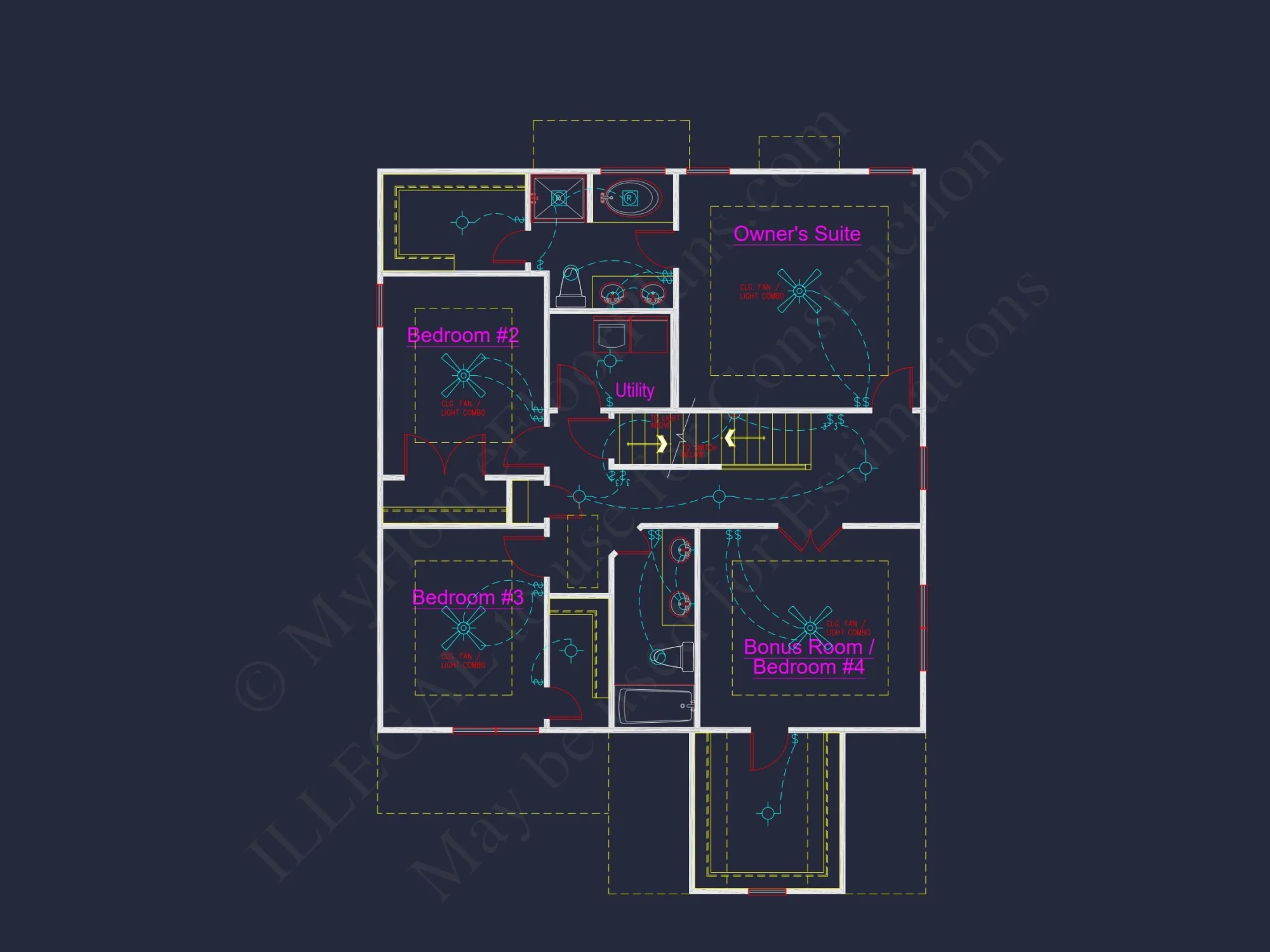 2.5 Floors & 4 Bedrooms