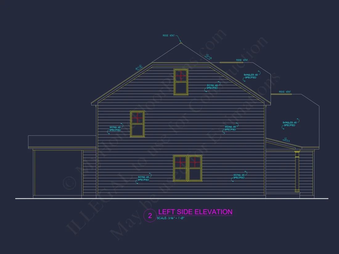 Versatile house Plan with CAD Designs